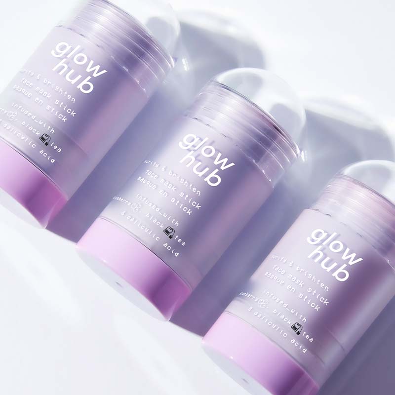 Glow Hub Purify & Brighten Face Mask Stick - Brightening & Hydrating Skincare for Glowing Skin | Perfect for Daily Use & Travel