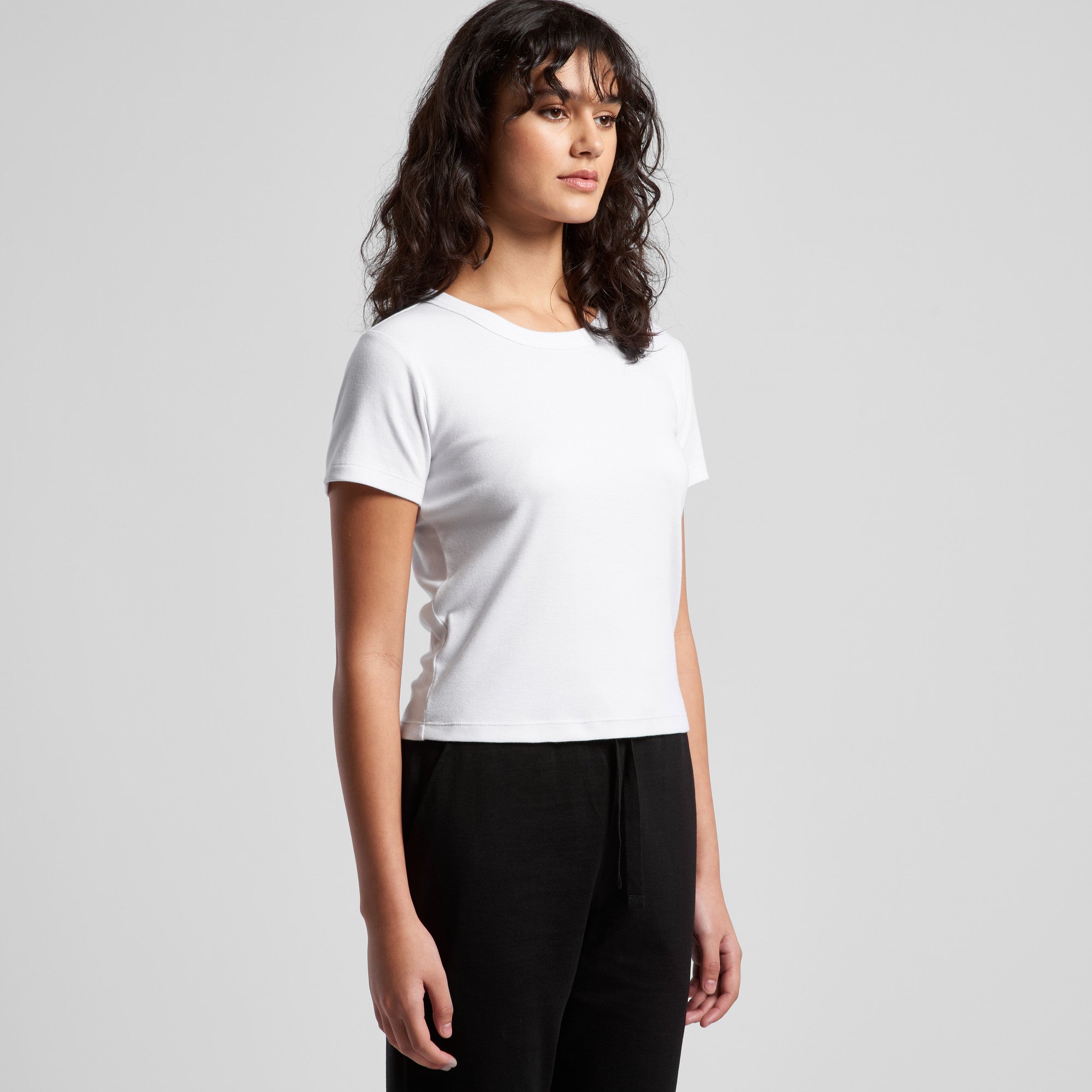 AS Colour Organic Rib Baby Tee - Soft 100% Organic Cotton White Baby T-Shirt for Newborns & Infants - Perfect for Everyday Wear, Photo Shoots & Special Occasions
