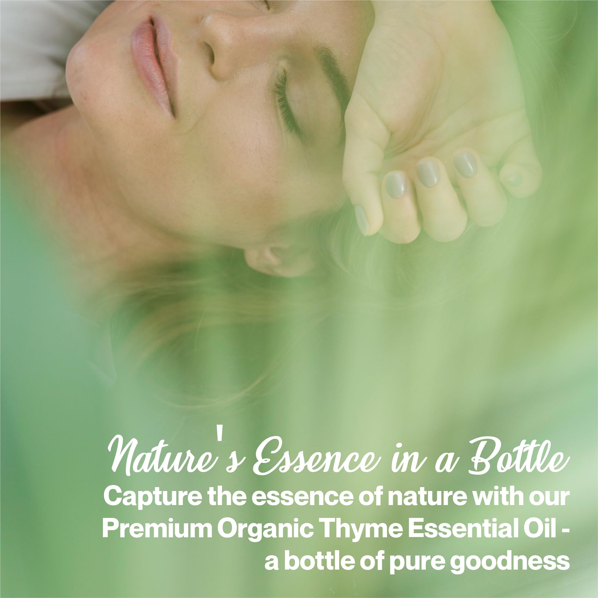 Premium Organic Thyme Red Essential Oil with High Thymol Content | USDA Certified Pure Essential Oil for Aromatherapy, Skincare & Cooking | Home Diffuser Oil | Sourced from Spain | Perfect for Relaxation, Skin Care & Culinary Recipes