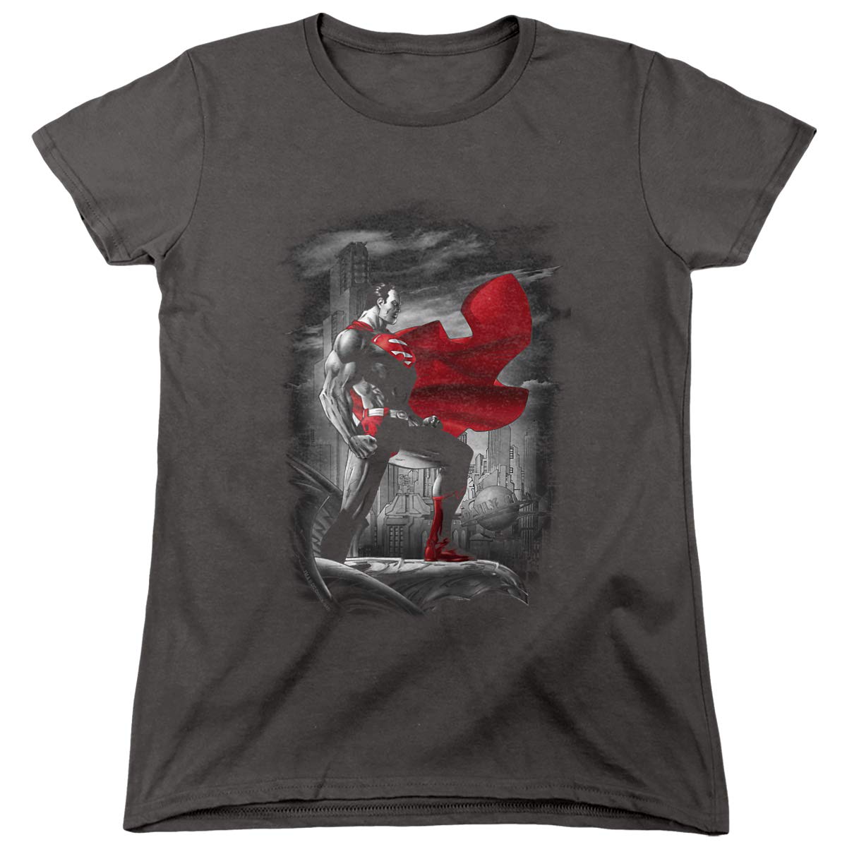 Superman Metropolis Guardian Women's T-Shirt - DC Comics Graphic Tee for Fans - Casual Superhero Shirt for Everyday Wear & Cosplay