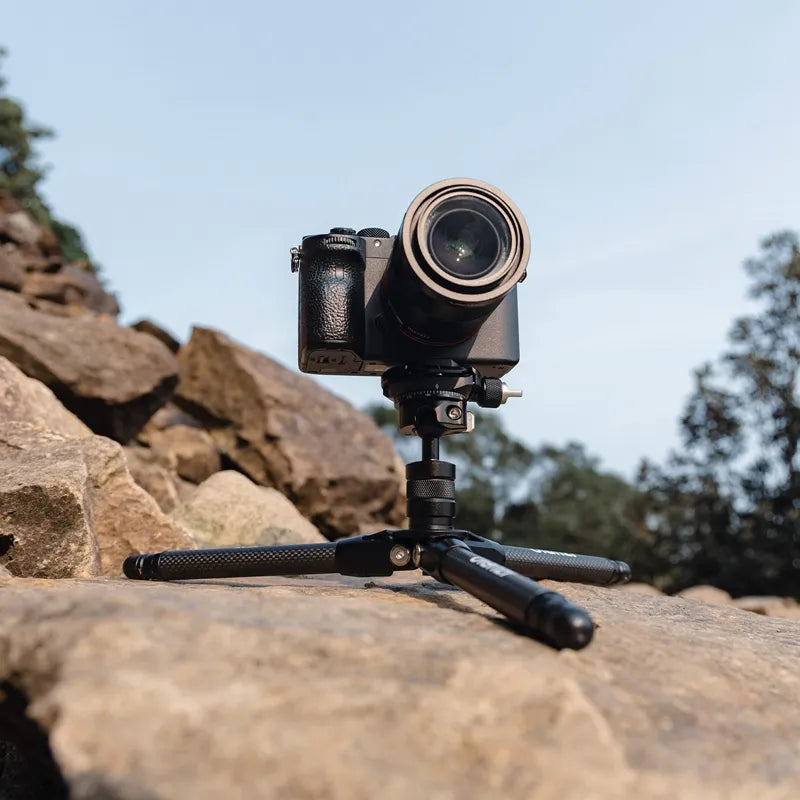Ulanzi TT35 Lightweight Hiking Stick Tripod Kit - Adjustable Monopod & Camera Stand for Outdoor Photography, Vlogging, and Travel Adventures