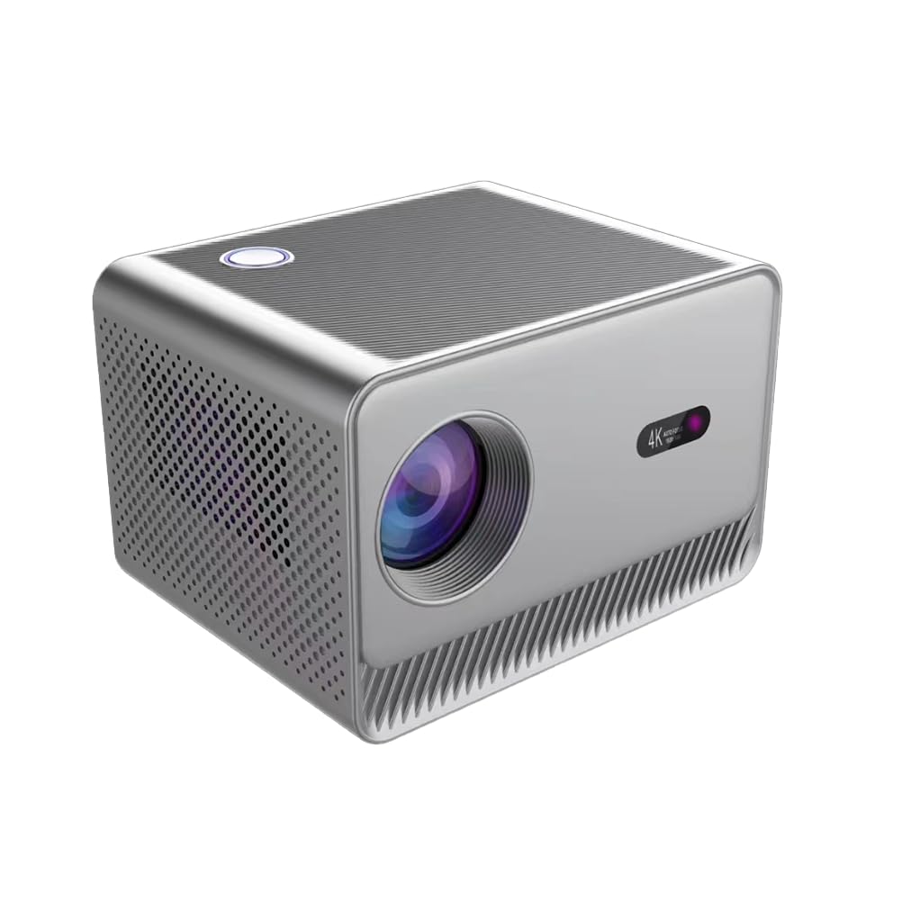XoTiq Smart 4K Projector with Auto Focus - Portable Full HD 1080P & 4K Support - Short Throw Home Theater Projector for Movies, Gaming, Outdoor Camping & Travel Entertainment