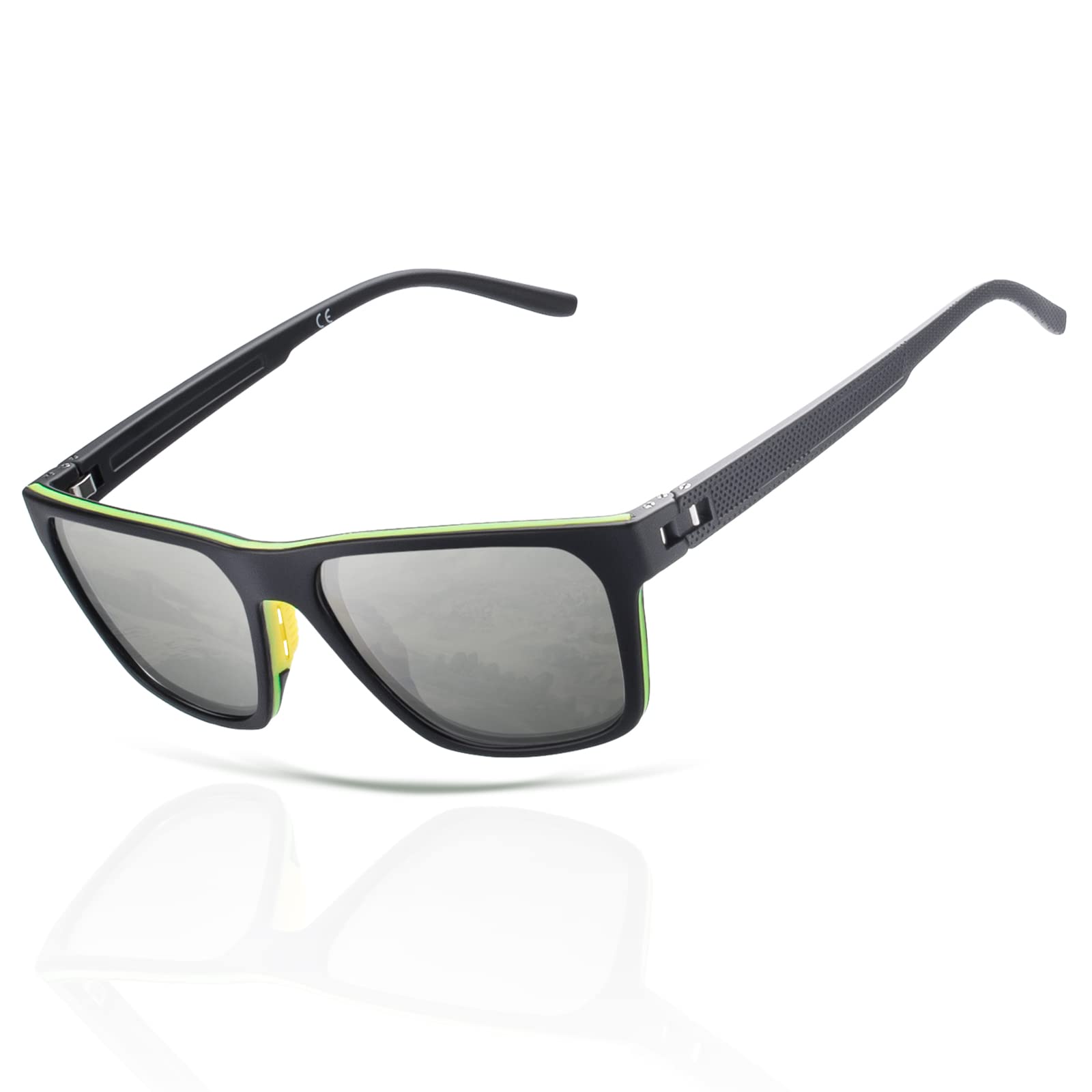 YAPZOR Polarized Sports Sunglasses for Women & Men - UV 400 Protection, Lightweight & Flexible Frame - Perfect for Cycling, Running, Driving, Fishing, Hiking & Outdoor Activities