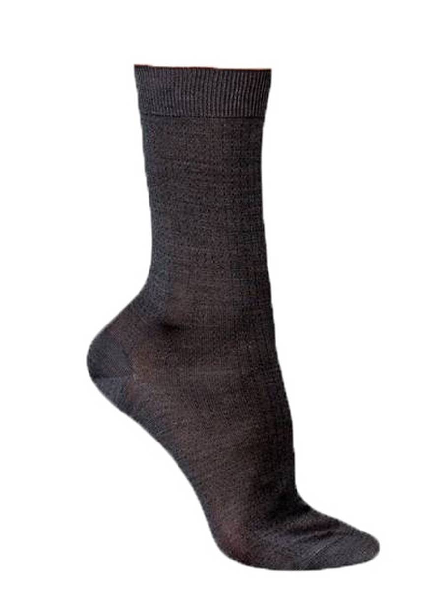 FALKE Women's No. 2 Finest Silk Socks - Premium Grey (Asphalt 3705) Size 6.5-7.5 - 1 Pair - Luxury Comfort for Everyday Wear & Special Occasions