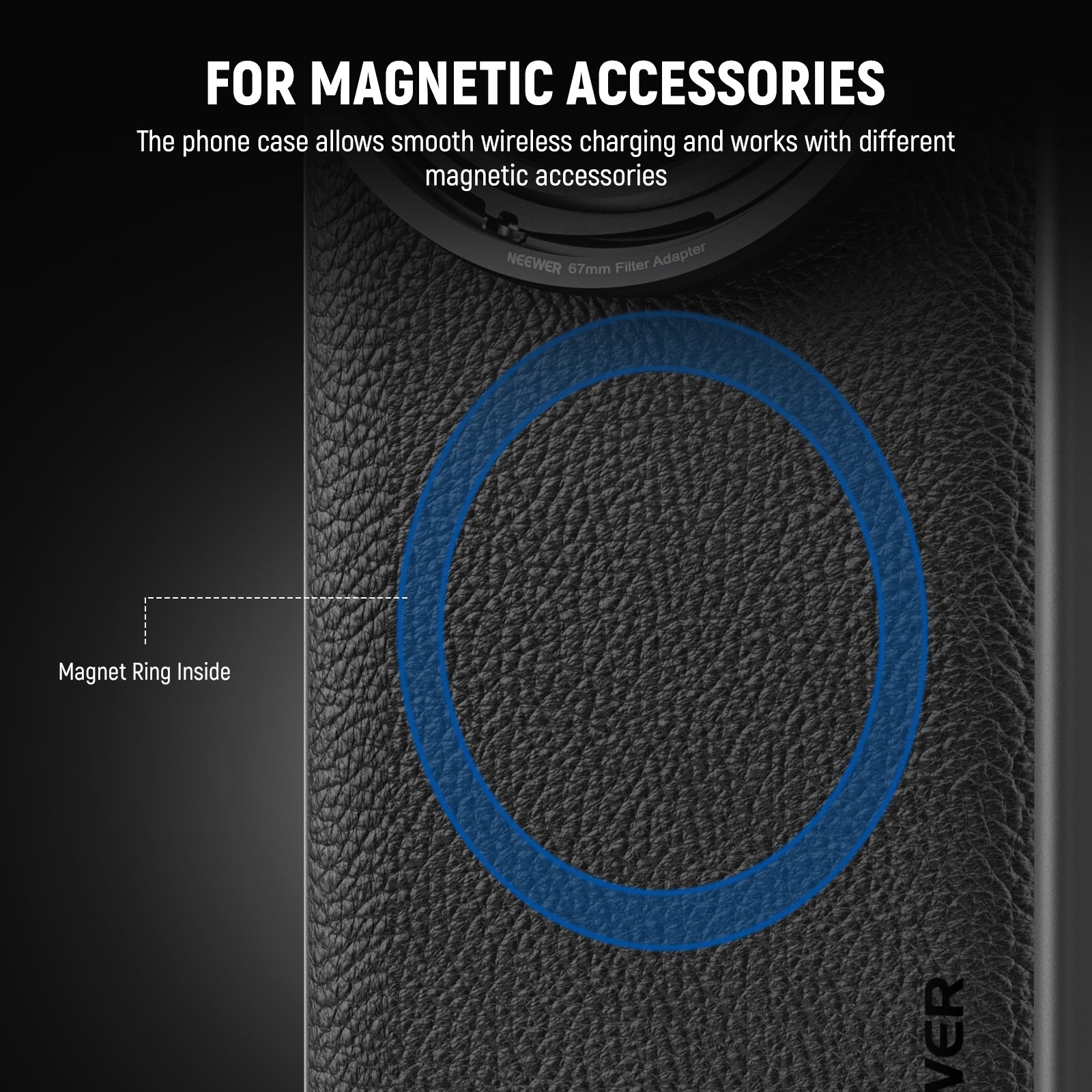 NEEWER PA051 Protective Case for Xiaomi 14 Ultra - Compatible with 17mm & 67mm Lens Adapters | Durable Phone Cover for Photography & Travel