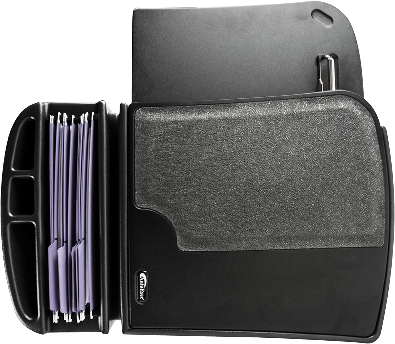 AutoExec AEGrip-01-BLK GripMaster Car Desk Organizer - Black Non-Slip Dashboard Tray for Phone, Keys & Essentials - Perfect for Road Trips, Commuting & Work Vehicles