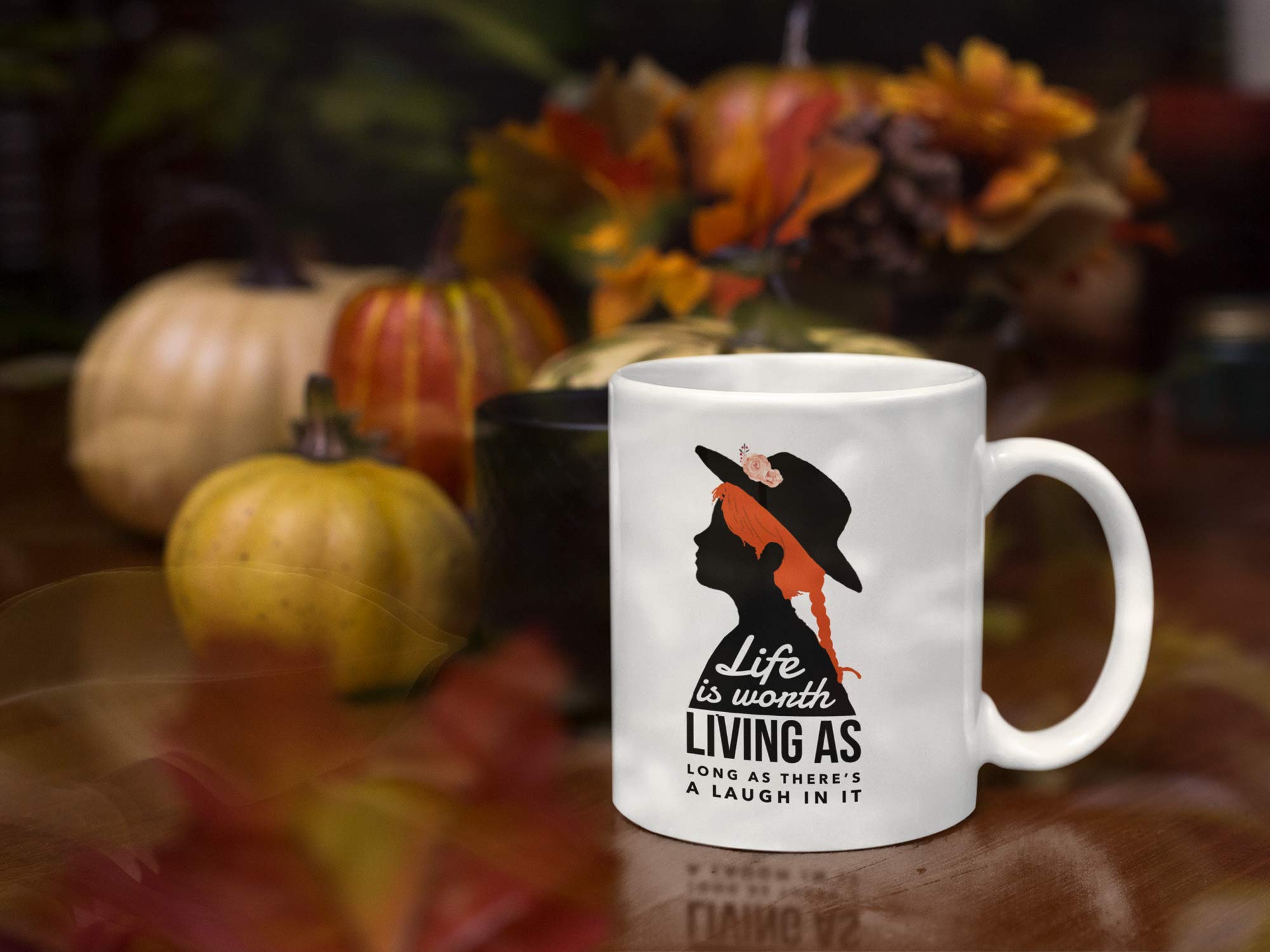 Custom Anne of Green Gables Coffee Mug - 15oz Inspirational Quote Mug with Anne Shirley & Avonlea Design - Perfect for Tea, Coffee Lovers & Book Club Gifts