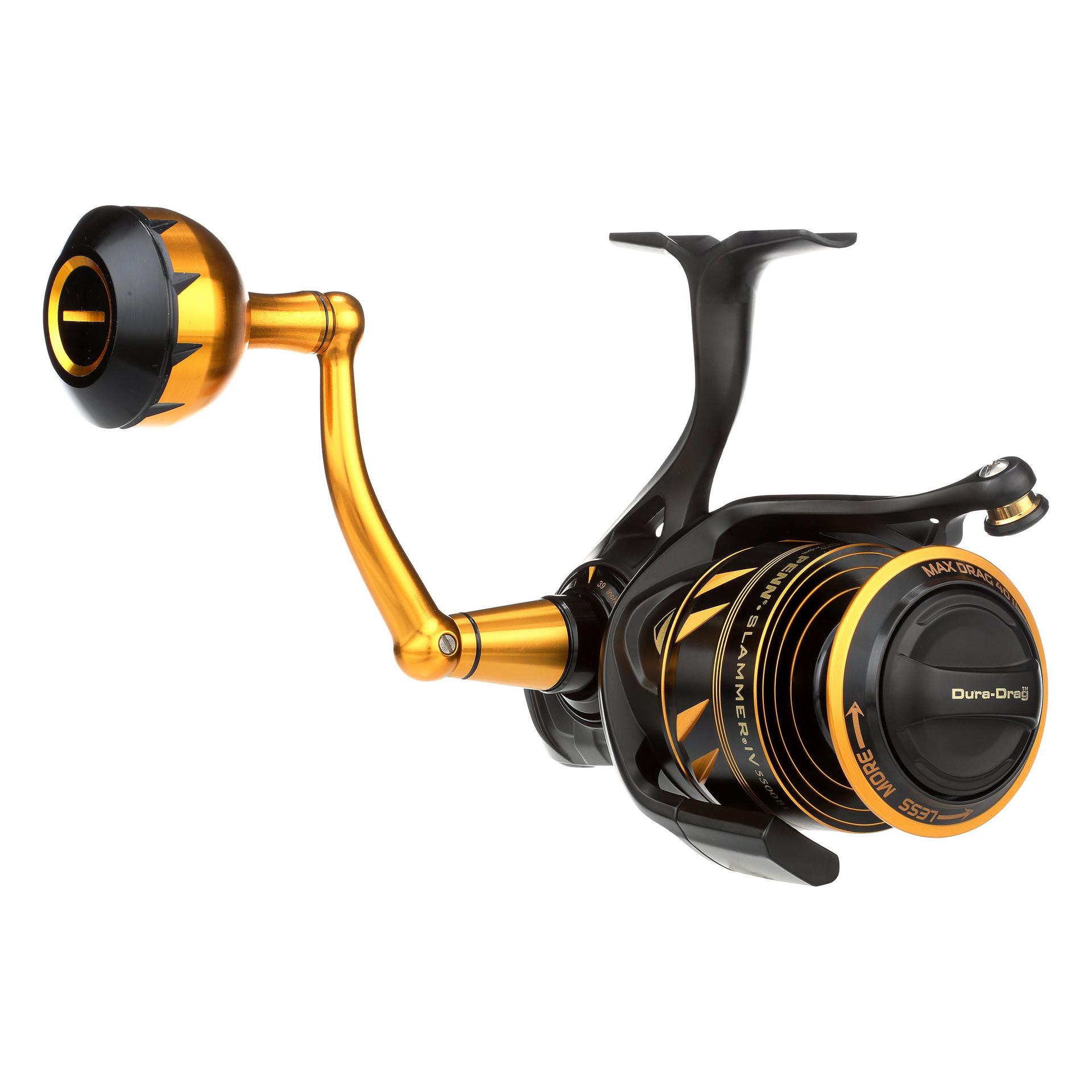 Slammer® IV Bailess Spinning Reel - Saltwater Fishing Reel for Surf, Pier & Offshore Angling | Smooth Drag System | Corrosion-Resistant Design