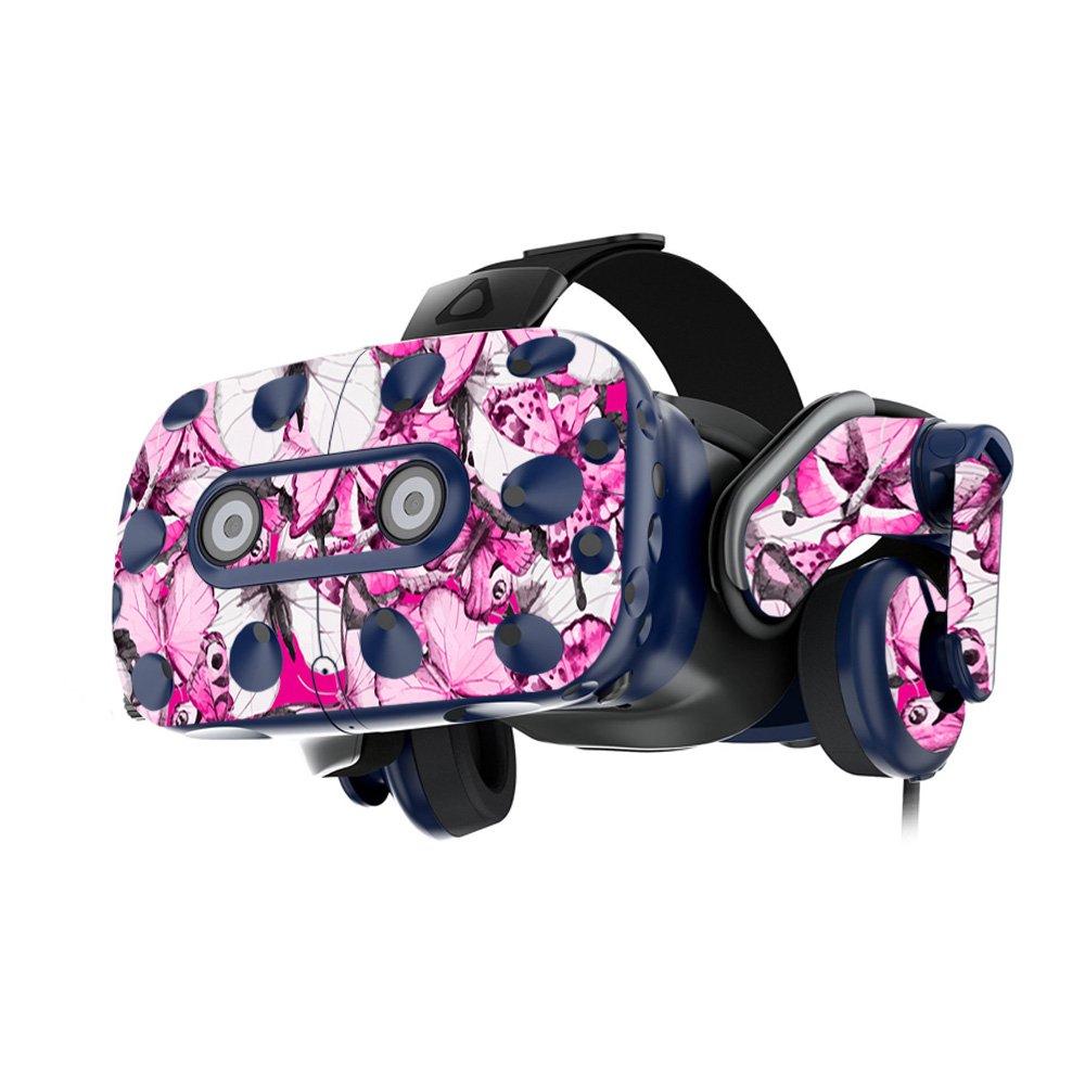 MightySkins Vinyl Decal Wrap Cover for HTC Vive Pro VR Headset - Butterfly Design | Protective & Durable Skin | Easy to Apply & Remove | Made in USA | Perfect for Gaming, VR Enthusiasts & Customization Lovers