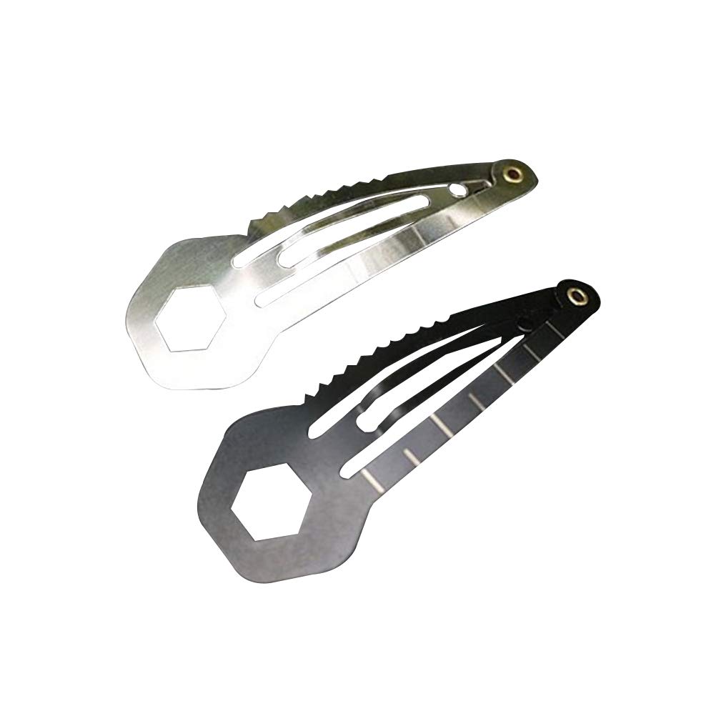 10Pcs Stainless Steel Hair Clips for Women - Multi-Functional Snap Barrettes, Non-Slip Hairpins for Girls & Women | Perfect for School, Work, Parties & Everyday Hairstyling
