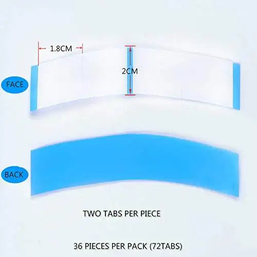 Strong Hold Mini Double Sided Tape Strips - Invisible Adhesive for Photos, Crafts & Home Decor - Perfect for Scrapbooking, Wall Hanging & DIY Projects