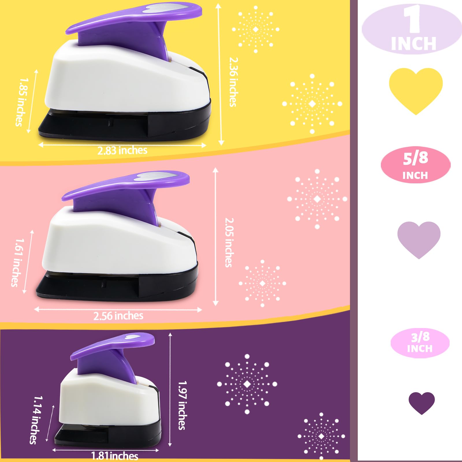Heart Hole Punch Set - 3/8