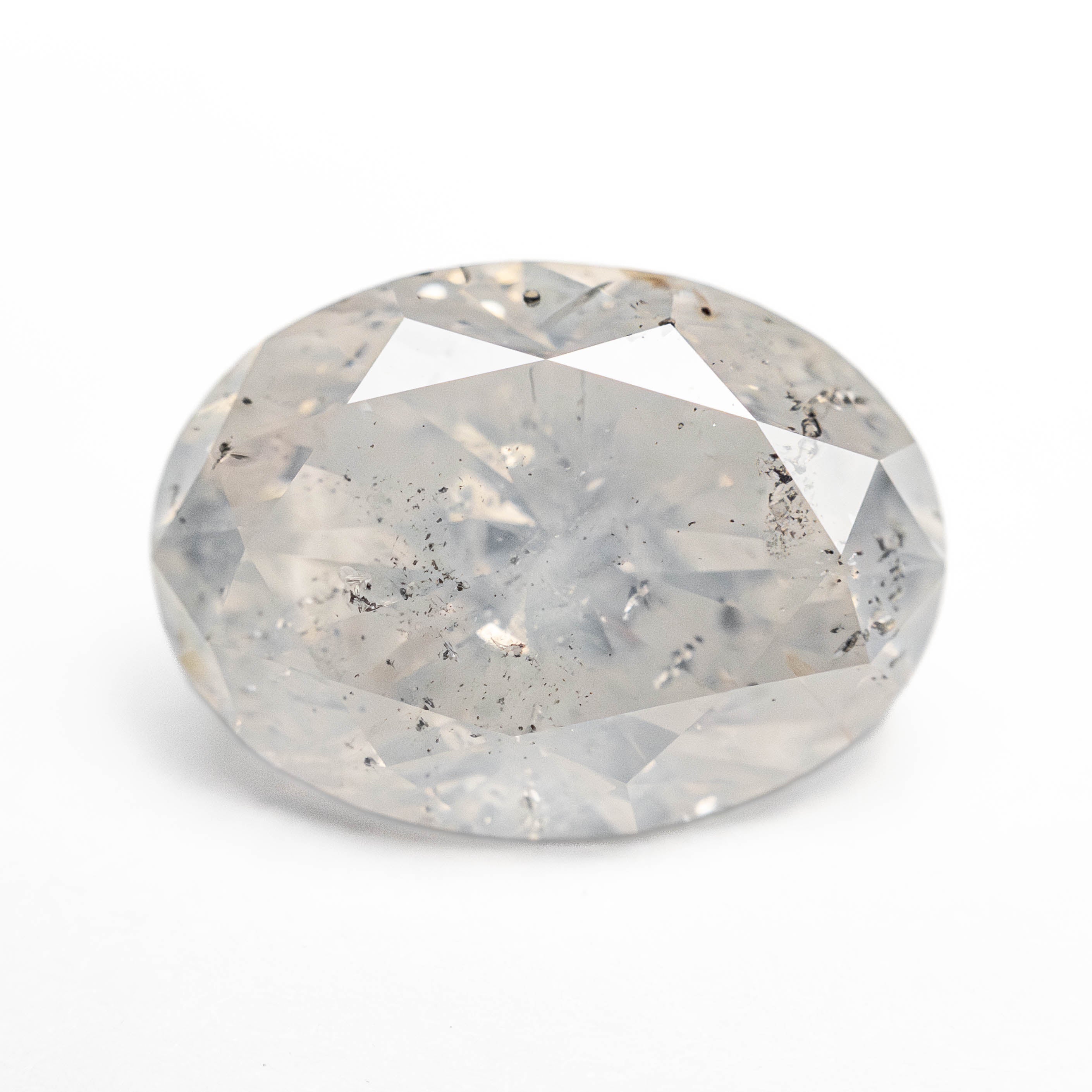 3.70ct GIA Certified Fancy White Oval Diamond - 11.62x8.42x5.64mm Brilliant Cut (24526-01) | Perfect for Engagement Rings & Luxury Jewelry
