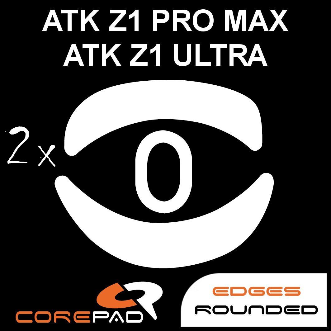 Corepad Skatez Mouse Feet for ATK Blazing Sky Z1 PRO MAX & Z1 ULTRA - Ultra Smooth Gliding Gaming Mouse Skates for Esports & FPS Gaming