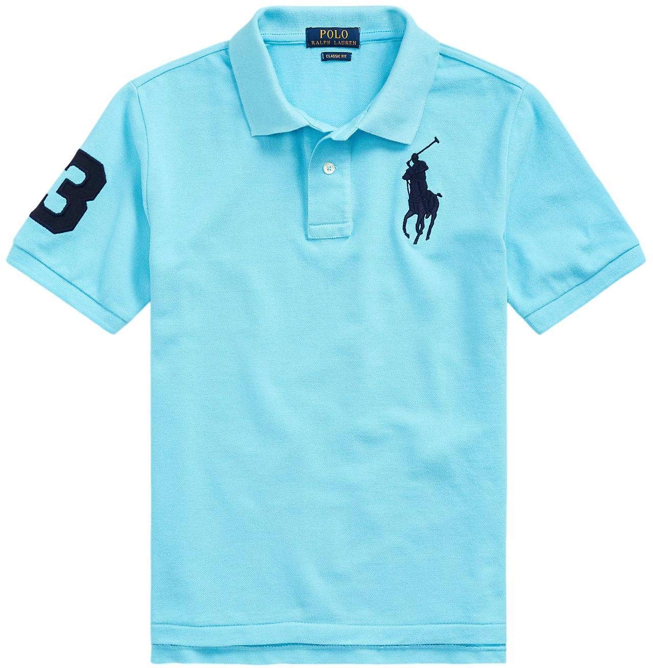 RALPH LAUREN Men's Cotton Mesh Polo Shirt - Breathable Short Sleeve Casual Top for Golf, Work & Summer Outfits