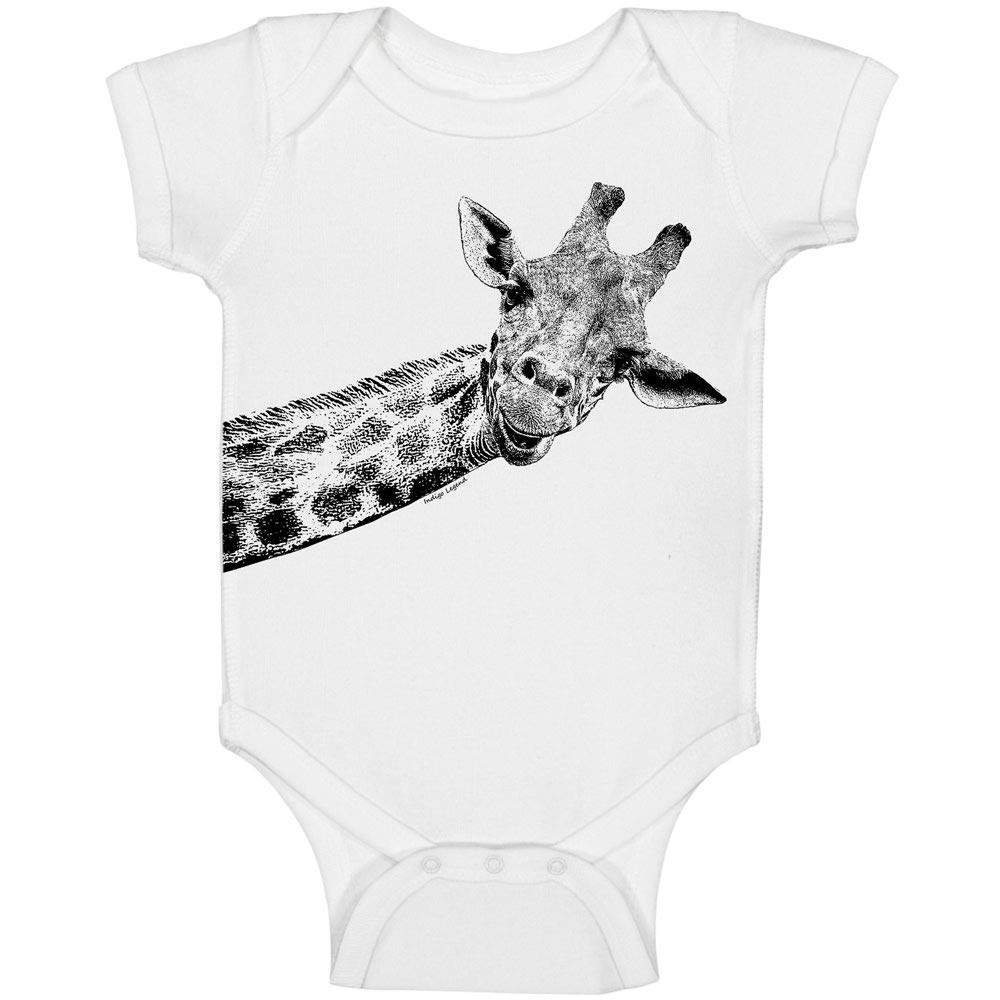 Indigo Legend Unisex Baby Giraffe Bodysuit - Soft Cotton Infant Onesie for Newborns & Toddlers - Perfect for Playtime, Photo Shoots & Everyday Wear