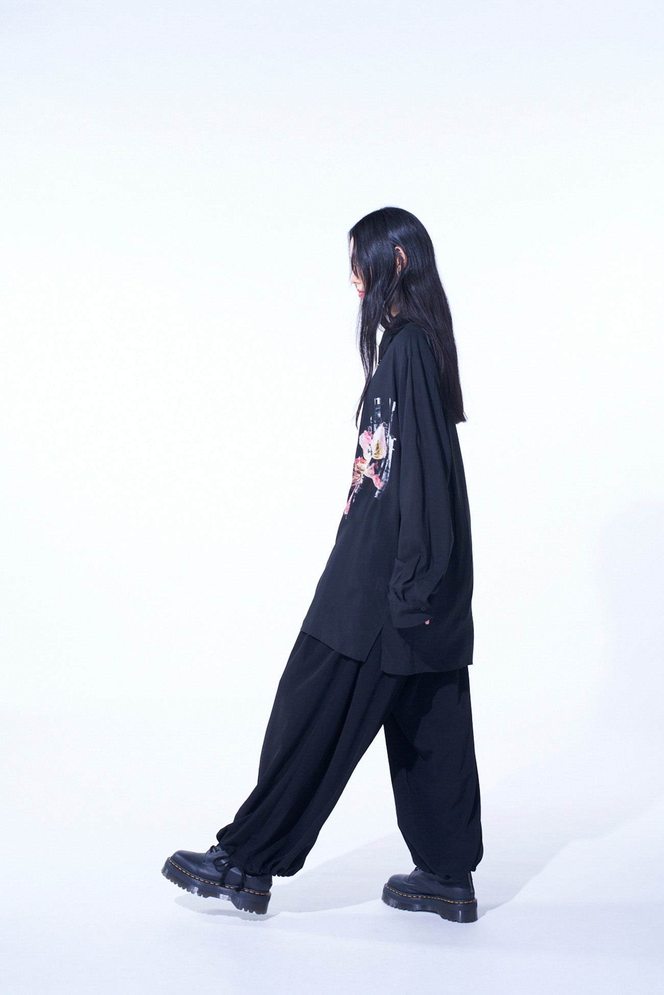 Crepe de Chine Balloon Pants for Women - Comfortable Wide Leg Palazzo Pants for Casual Wear, Office, and Travel