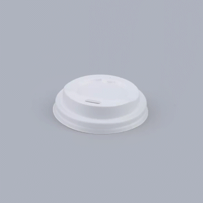Eco-Friendly White PLA Plastic Coffee Cup Lids - Compostable, Fits 4 oz Cups, 500 Count Bulk Pack - Perfect for Coffee Shops, Cafes & Takeout Restaurants
