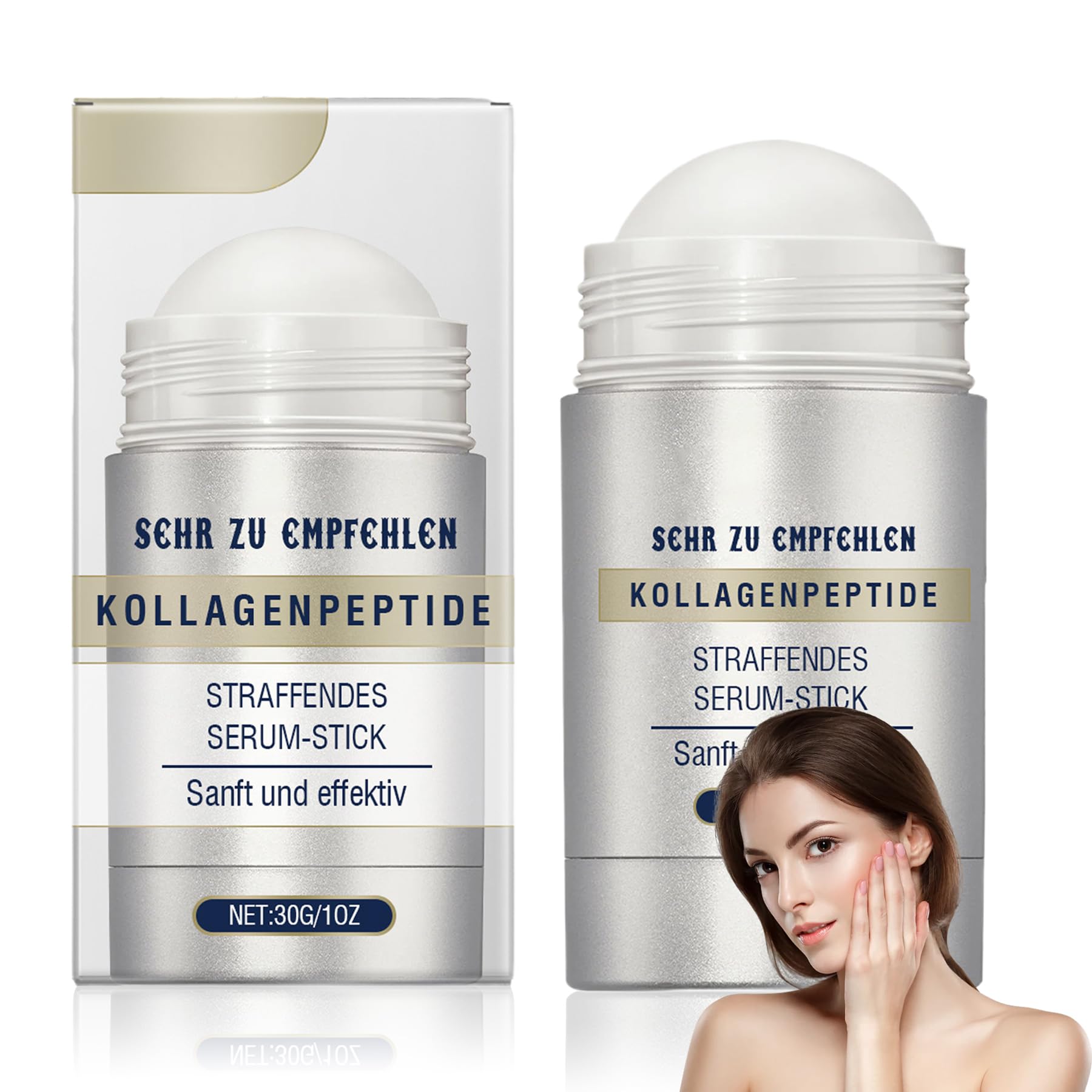 **Collagen Peptide Firming Serum Stick for Women – Anti-Aging Neck & Face Tightening Serum to Reduce Wrinkles & Laugh Lines (1pc) – Perfect for Daily Skincare & Travel**