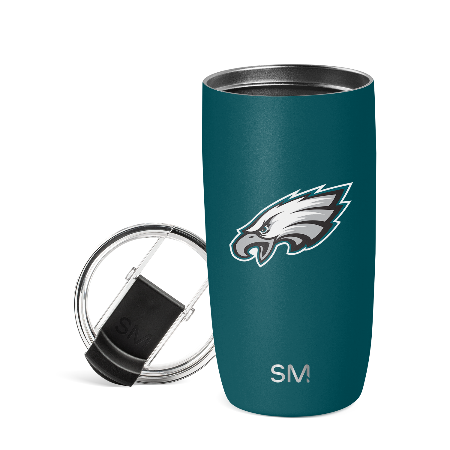 NFL Voyager Insulated Tumbler with Clear Flip Lid & Straw - 20oz Stainless Steel Travel Mug for Hot & Cold Drinks - Perfect for Football Games, Office, Gym & Outdoor Activities
