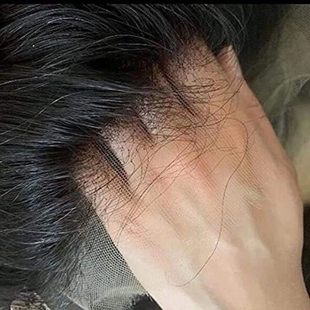 Imeya 13x4 HD Yaki Lace Front Wig - 150% Density Glueless Virgin Brazilian Human Hair Wig for Black Women | Pre-Plucked Transparent Lace, Natural Kinky Straight with Baby Hair | 18 Inch | Perfect for Daily Wear, Special Occasions & Protective Styling