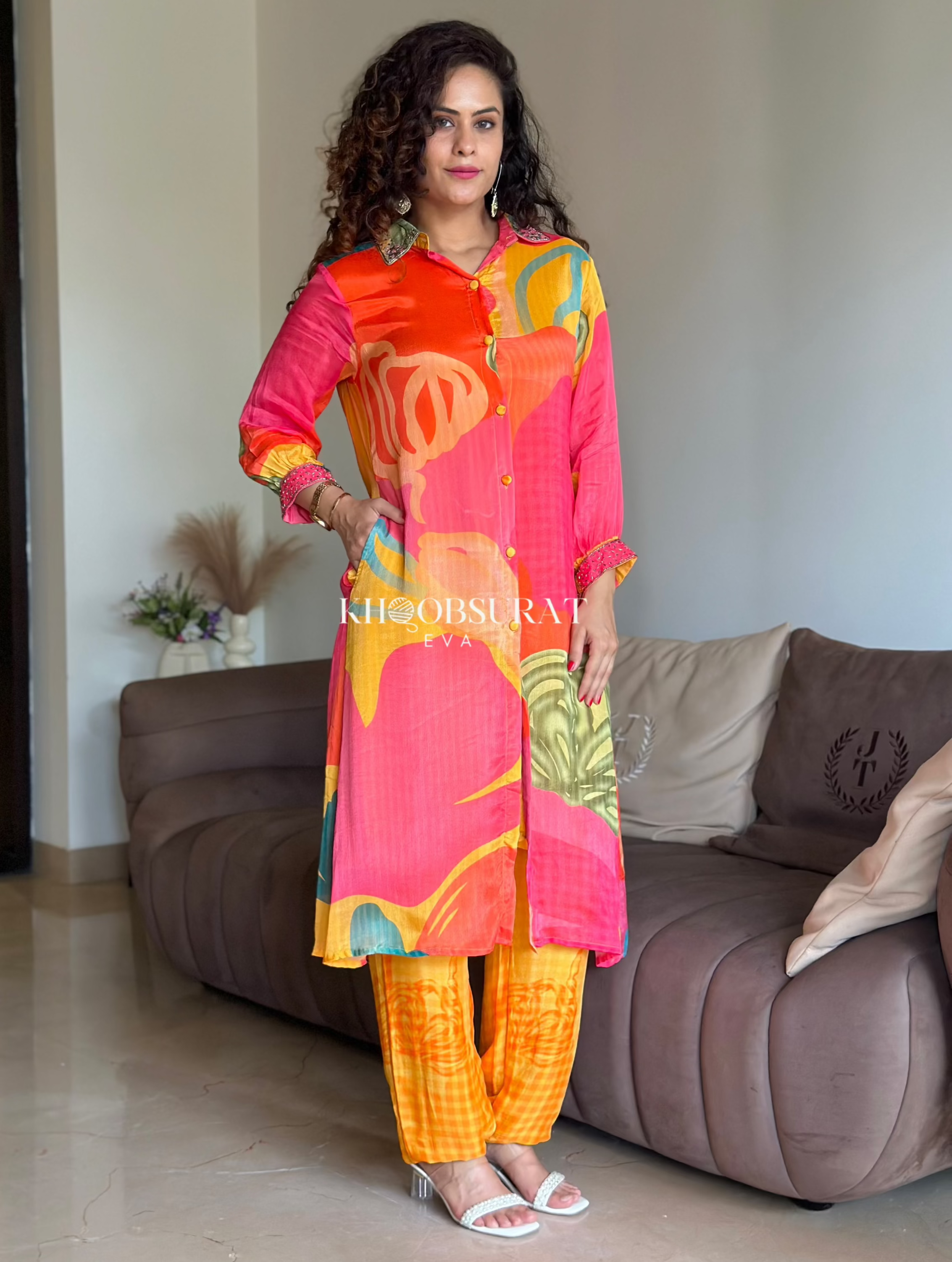 Elegant Indian Wedding Sequin Kurta Set for Women - Traditional Embroidered Bridal Outfit | Perfect for Weddings, Festivals & Special Occasions