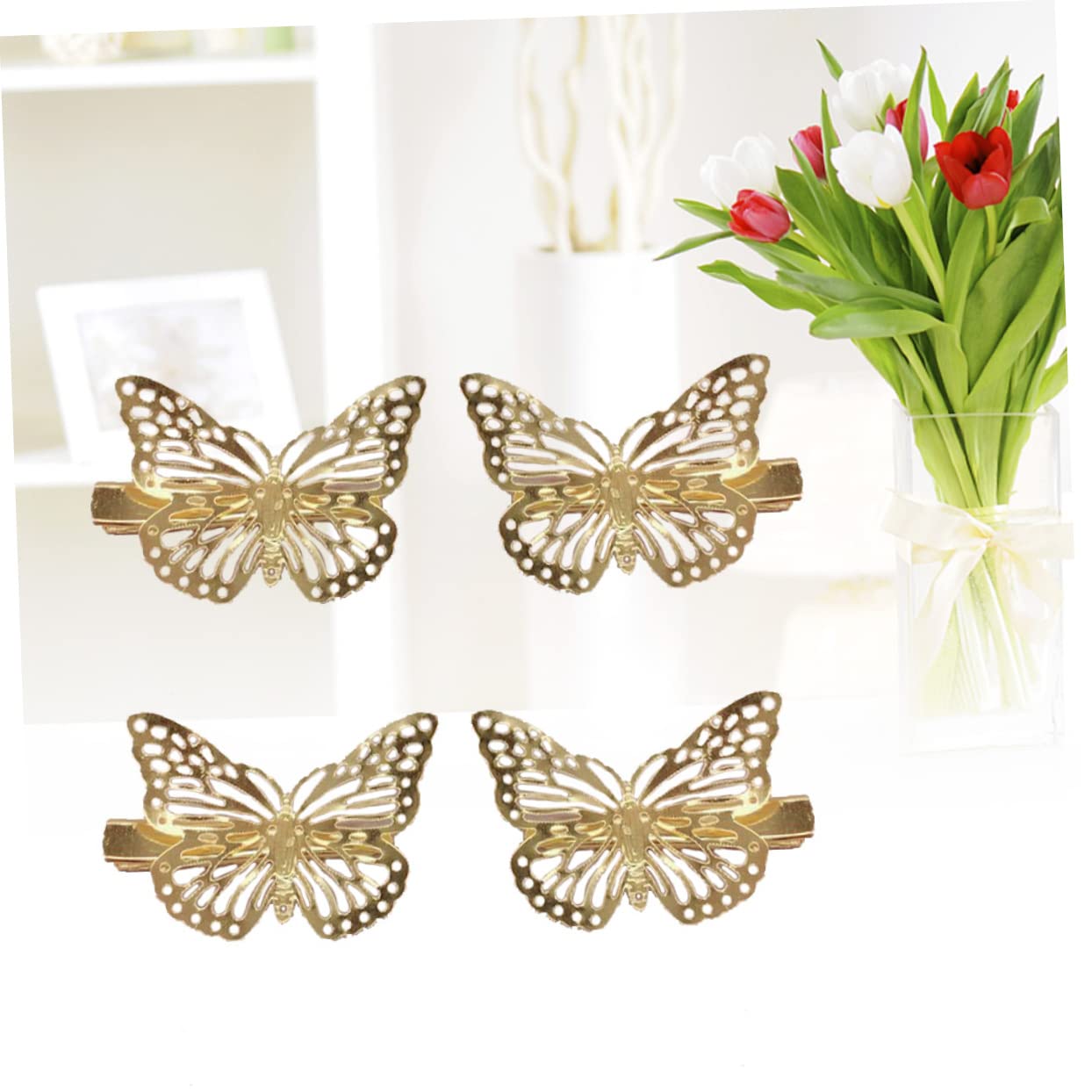 FOMIYES Elegant Alloy Hair Barrettes for Women - Bridal Hair Clips for Brides, Bridesmaids & Flower Girls - Perfect for Weddings, Parties & Special Occasions