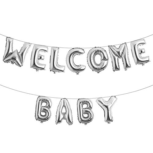Welcome Baby Silver