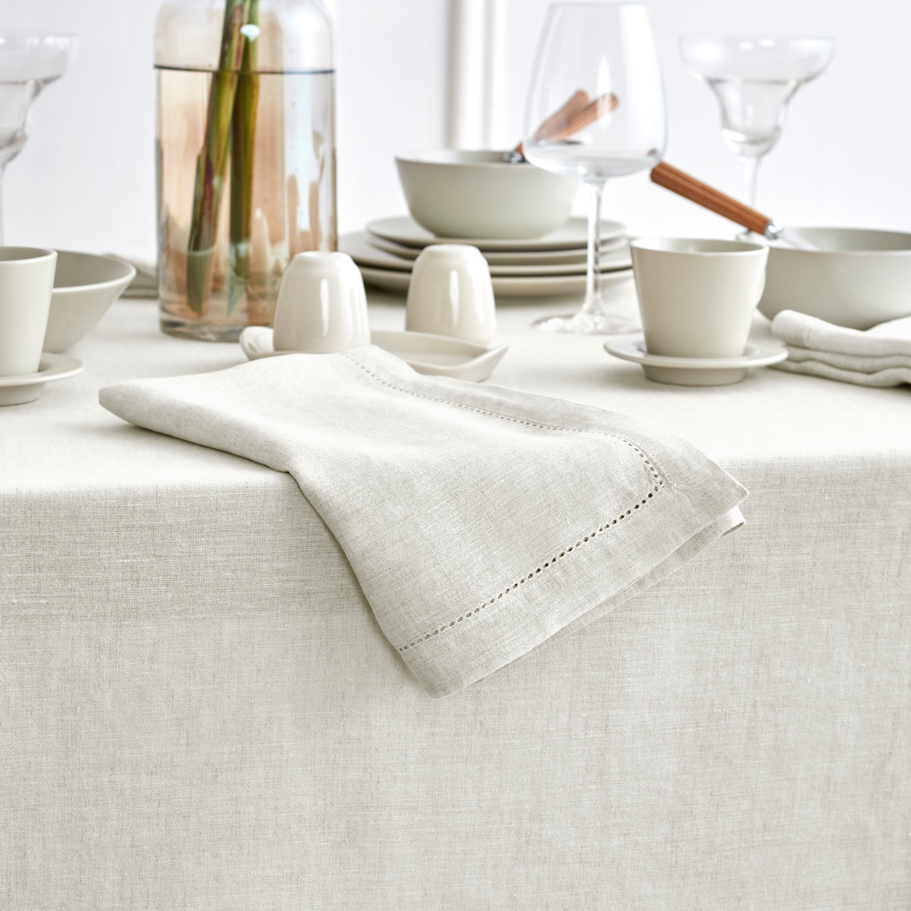 Sonoma Tablecloth - Premium Cotton Table Cover for Dining & Decor | Perfect for Parties, Weddings & Home Decor
