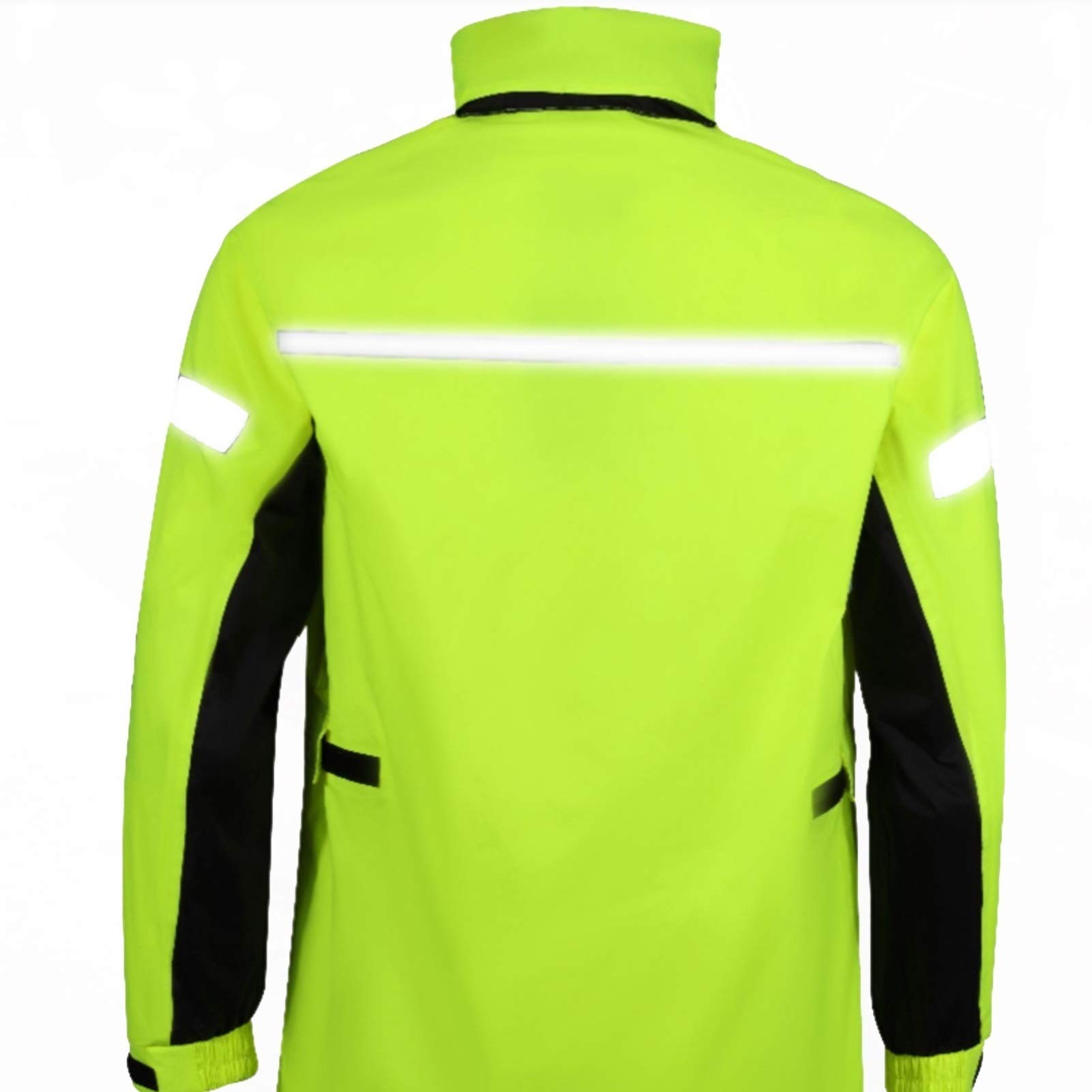 Lightweight Waterproof Hooded Rain Jacket & Pants Set for Men & Women - XX-Large Green | Outdoor Hiking, Camping & Commuting Protection