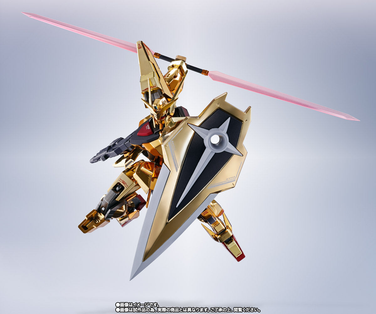 Bandai Metal Robot Spirits Gundam Seed Freedom ORB-01 Akatsuki Shiranui Unit Action Figure - High-Quality Collectible Model Kit for Anime Fans & Gundam Enthusiasts | Perfect for Display, Collection, and Role-Playing Battles