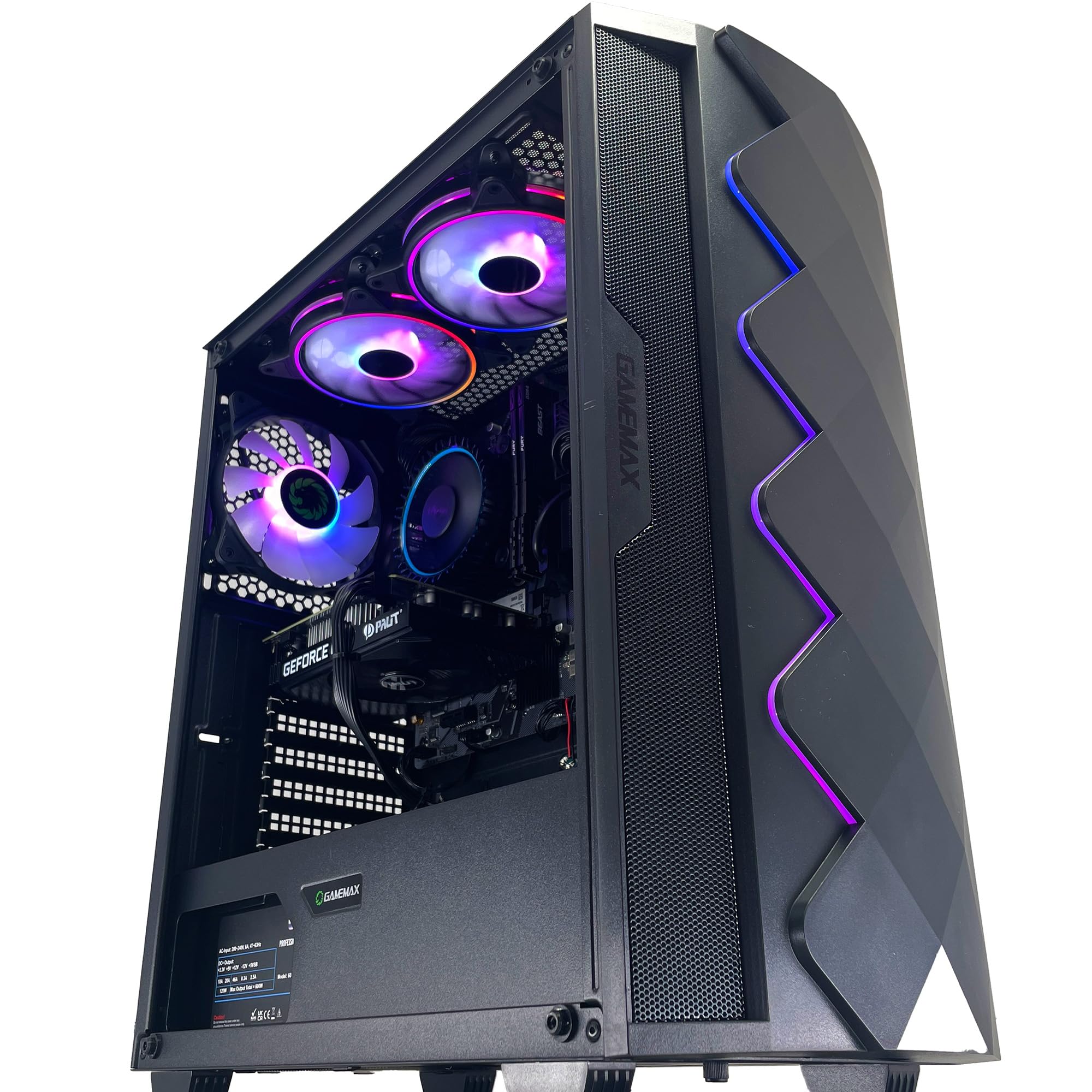 G6 Gaming PC GGI70G-62PX - Intel Core i9 13900F Processor, AMD Radeon RX 9070 XT 16GB GPU, 1TB NVMe SSD + 2TB HDD, 16GB DDR4 RAM, WiFi 6, Windows 11 Home - High Performance Gaming Desktop for 4K Gaming, Streaming & Content Creation