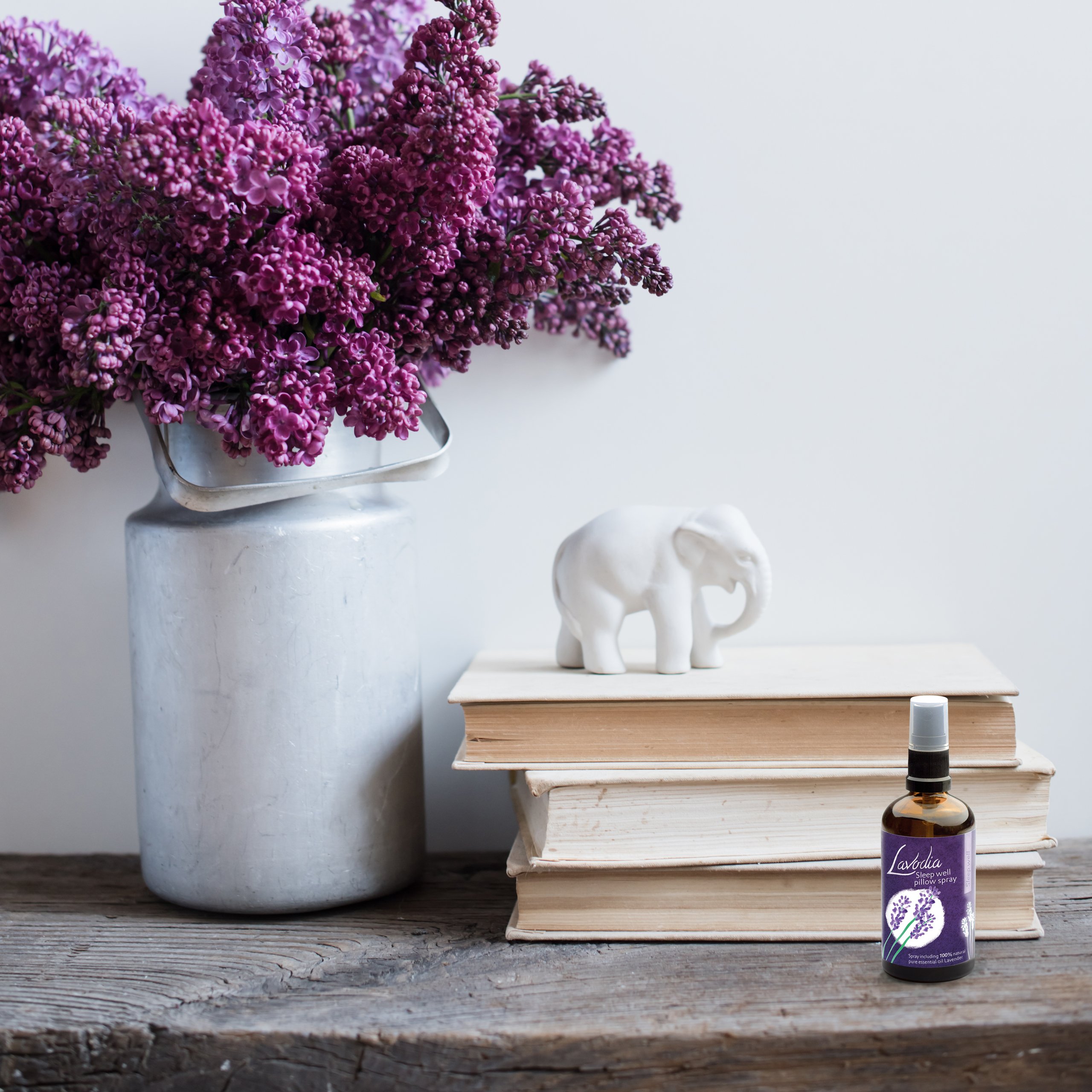 Lavodia Lavender Mist Pillow Spray - 100% Pure Natural Lavender Essential Oil for Stress Relief & Better Sleep | Relaxing Aromatherapy for Bedtime, Meditation & Yoga