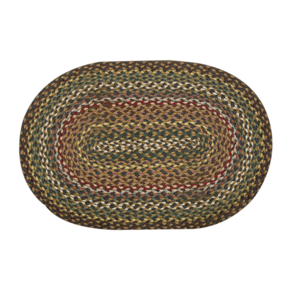 Premium Earth Rugs 5x8 Feet Fir/Ivory Area Rug - Soft Boho Chic Living Room Carpet for Home Decor, Bedroom & Cozy Spaces