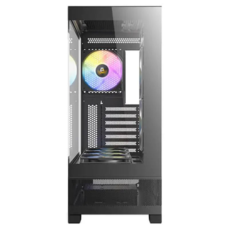 Antec CX700 ARGB Elite Mid Tower PC Case - Black Tempered Glass, High Airflow Design, 7 Fan Mounts - Perfect for Gaming Rigs & Workstation Builds