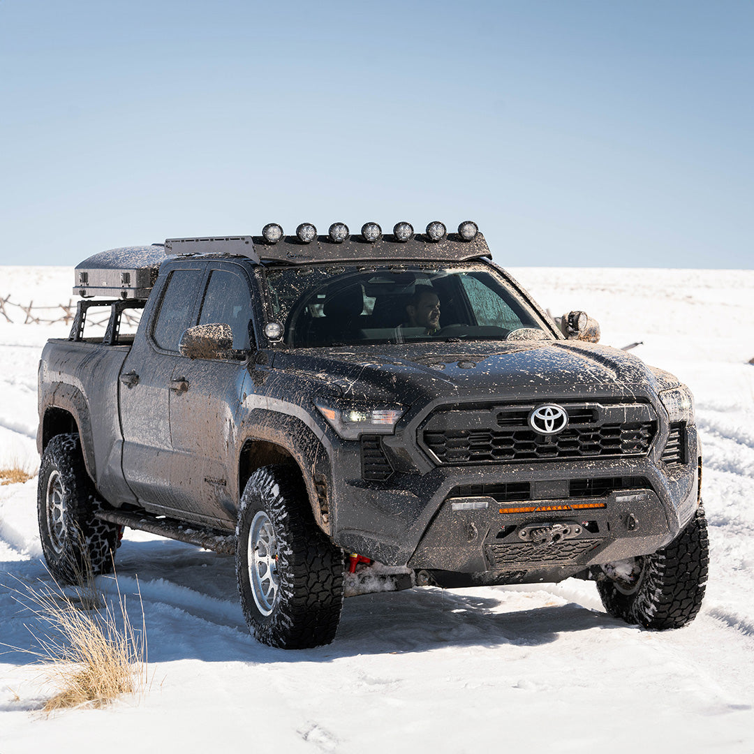 2024+ Toyota Tacoma Covert Front Bumper - Heavy Duty Off-Road Bumper for Truck Protection | Perfect for Overlanding, Rock Crawling & Adventure Vehicles