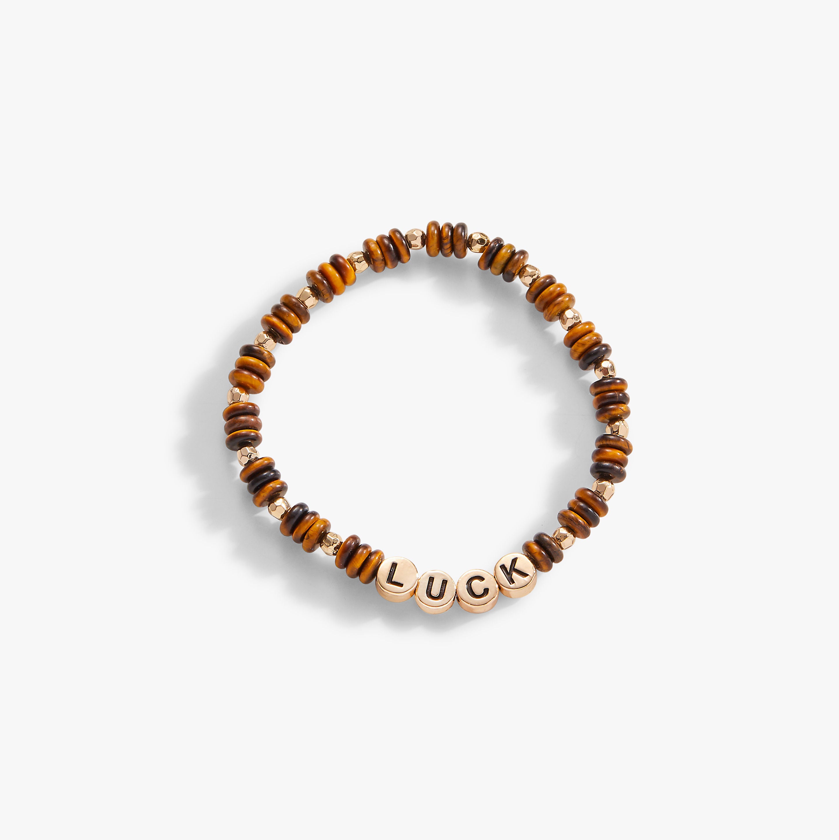 Natural Tiger's Eye Stretch Bracelet for Good Luck & Protection - Unisex Adjustable Beaded Jewelry for Meditation, Yoga & Positive Energy