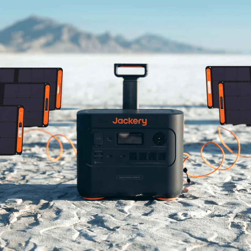 Jackery Explorer 3000 Pro Portable Power Station - 3024Wh 3000W Solar Generator with Custom Bundle Options | Perfect for Camping, RV Trips & Emergency Power Backup