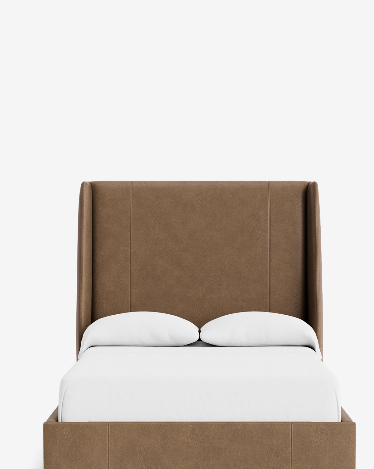 Walt Bed Tall Headboard - Queen Size Upholstered Bed Frame with Adjustable Height - Perfect for Modern Bedroom Decor & Small Spaces