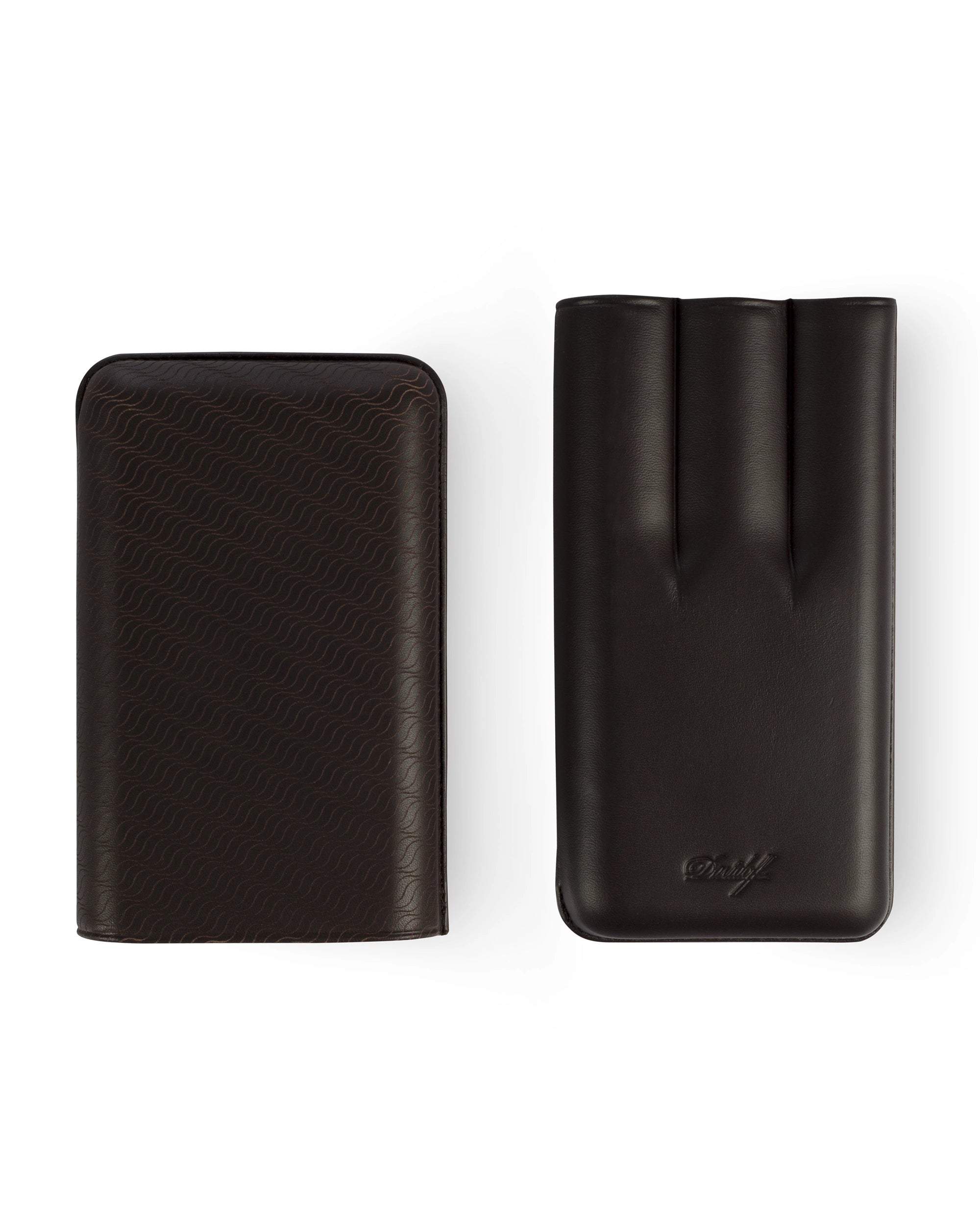 Premium Davidoff Cigar Case - Luxury Leather Travel Humidor for Cigars - Perfect for Gifting, Business Meetings & Outdoor Relaxation