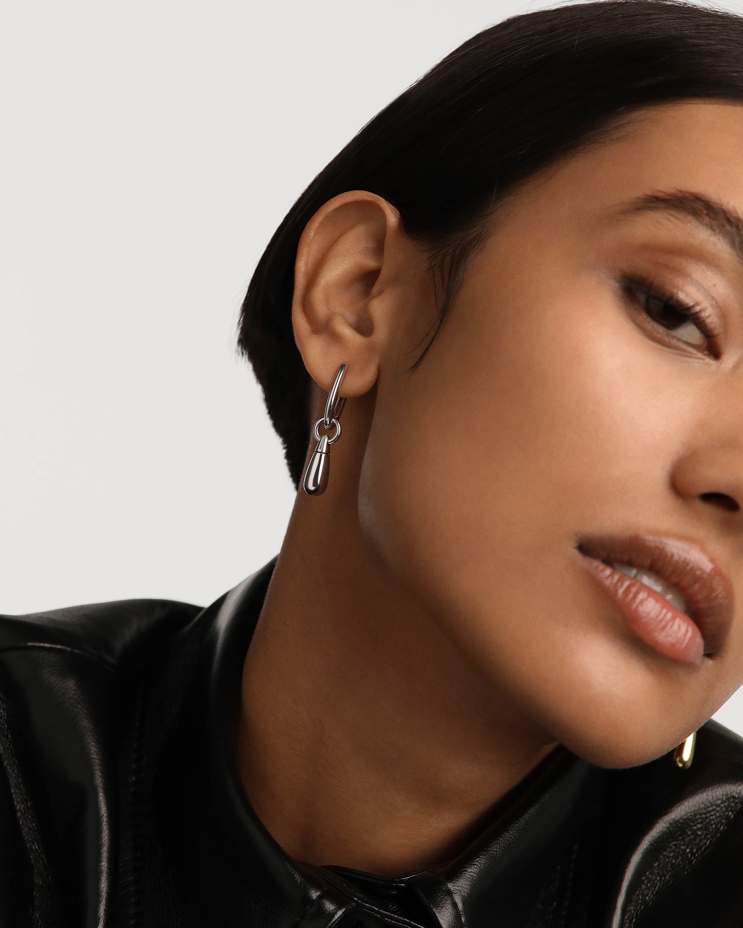Jupiter Silver Single Hoop Earrings - Minimalist Sterling Silver Hoops for Women - Perfect for Everyday Wear & Special Occasions
