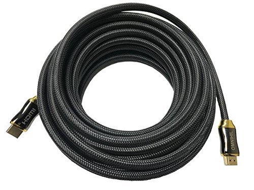 OMNIHIL 30ft HDMI Cable 4K 60Hz High Speed with Ethernet - Compatible with Crestron Digital Media Transmitters, Receivers, Players & Controllers - Perfect for Home Theater, Gaming & Professional AV Setups
