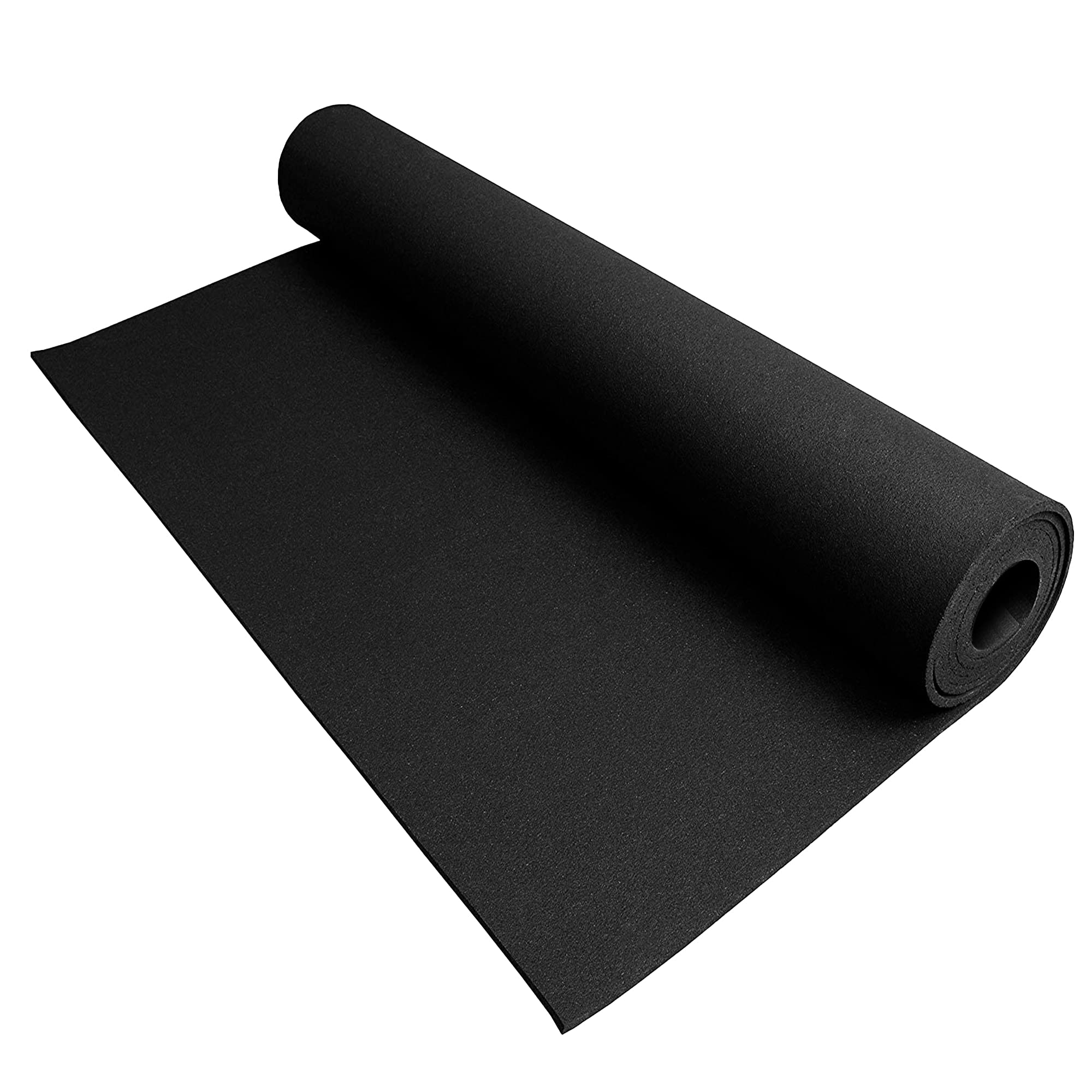 IncStores Durable Rubber Flooring Roll - Flexible Recycled Rubber Mat for Basement, Home Gym, Garage & Trailer | Non-Slip, Shock Absorbent Floor Protection | Perfect for Workout Areas, Playrooms & Workshops