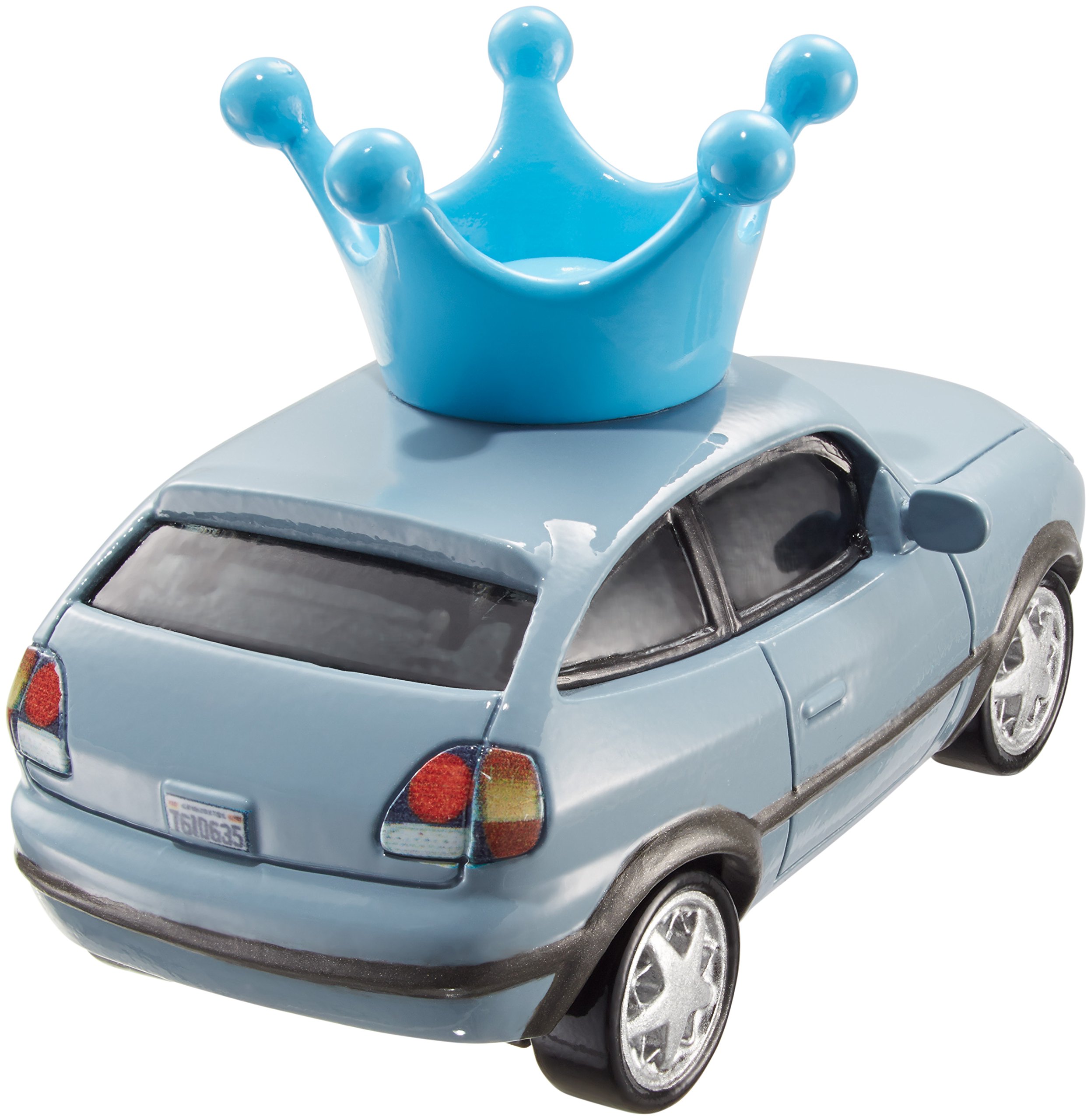 Disney Pixar Cars Diecast Toy - King's Fan with Crown Collectible for Kids & Adults | Perfect for Playtime, Display & Gifts