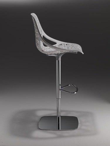 Casprini Caprice Stool - Modern Bar Stool with Adjustable Height & Swivel Base for Kitchen Island, Breakfast Bar & Home Decor