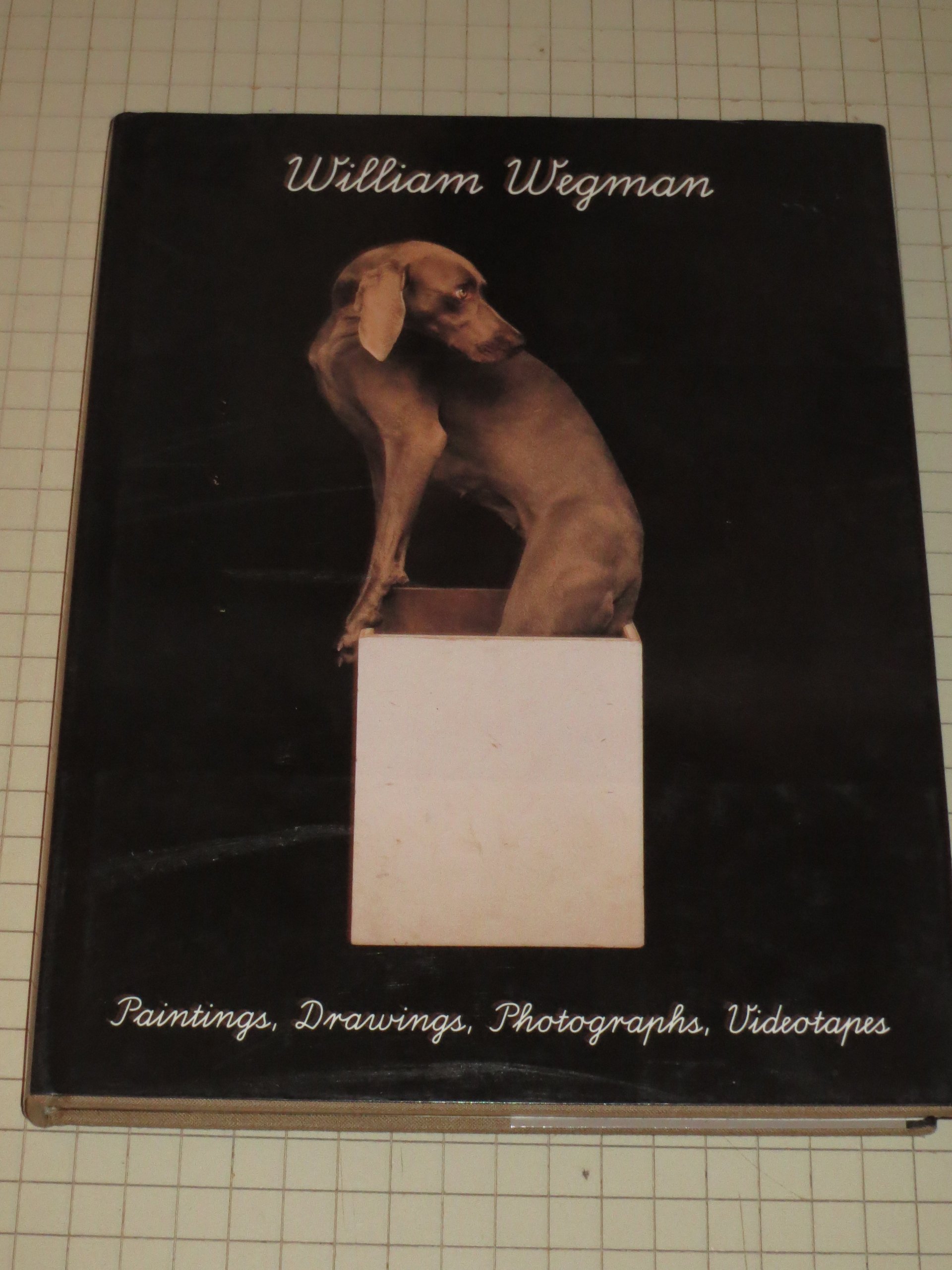 WILLIAM WEGMAN Art Book: Paintings, Drawings, Photographs & Videotapes - Edited by Martin Kunz with Essays & Interview - Perfect for Art Collectors & Photography Enthusiasts