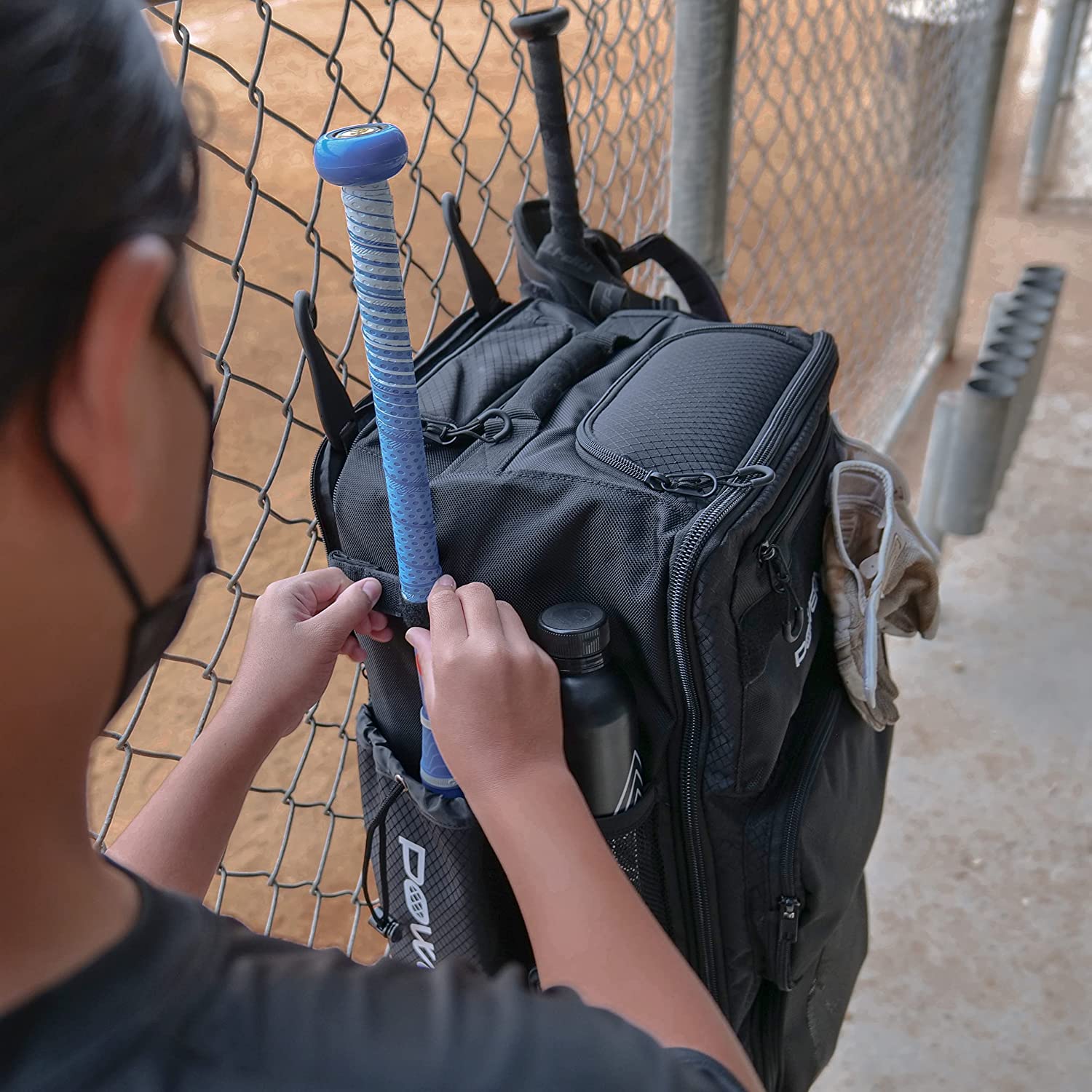 PowerNet Baseball & Softball Bat Backpack - Durable Multi-Equipment Bag for Players & Coaches - Perfect for Games, Practice & Travel