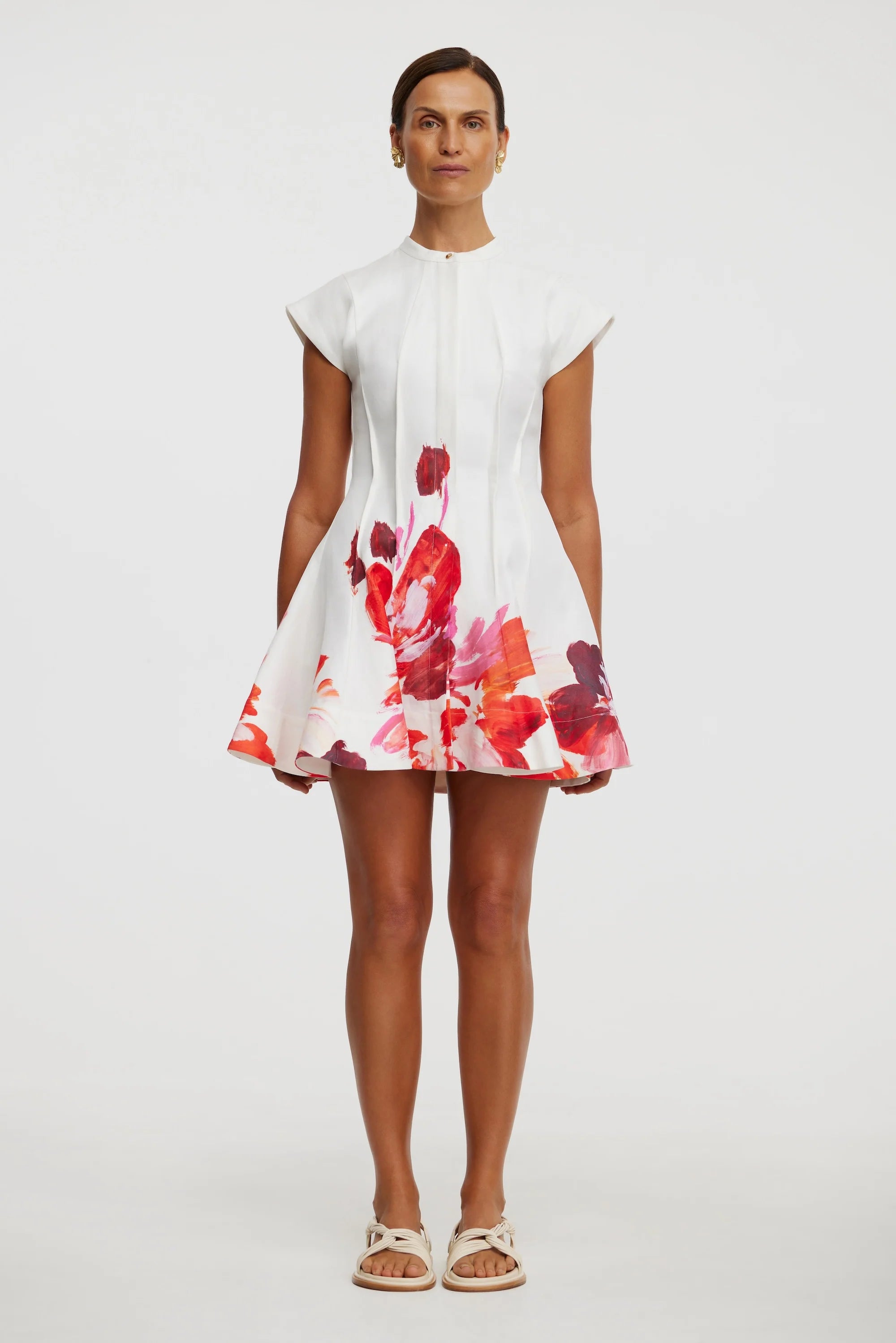 CHAPELHILL MINI DRESS - Women's Floral Summer Short Dress for Casual Wear, Date Night & Beach Vacation