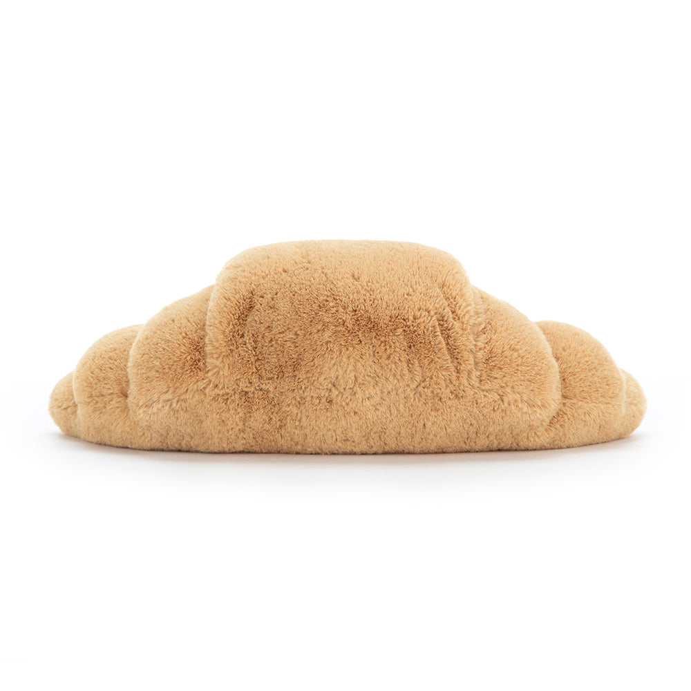 Amuseables Croissant Plush Toy - Soft & Cute French Pastry Pillow for Home Decor, Gifts, and Cuddling | Perfect for Bedroom, Nursery, and Office