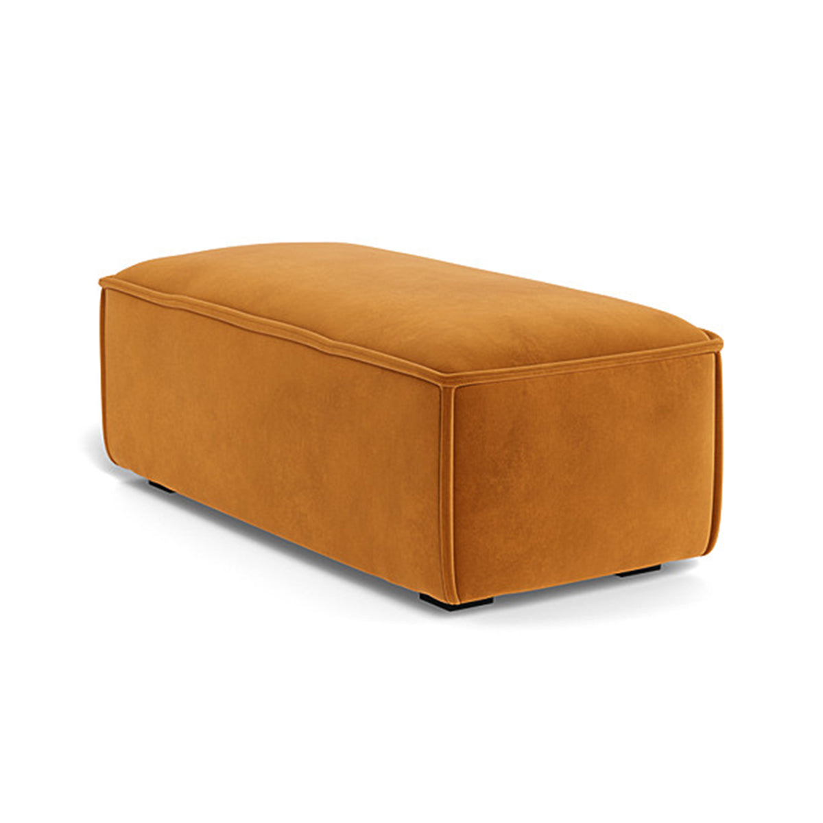 Premium Daphne Velvet Footrest - Soft & Comfortable Adjustable Height Ottoman for Home & Office - Perfect for Living Room, Bedroom, or Under Desk Use
